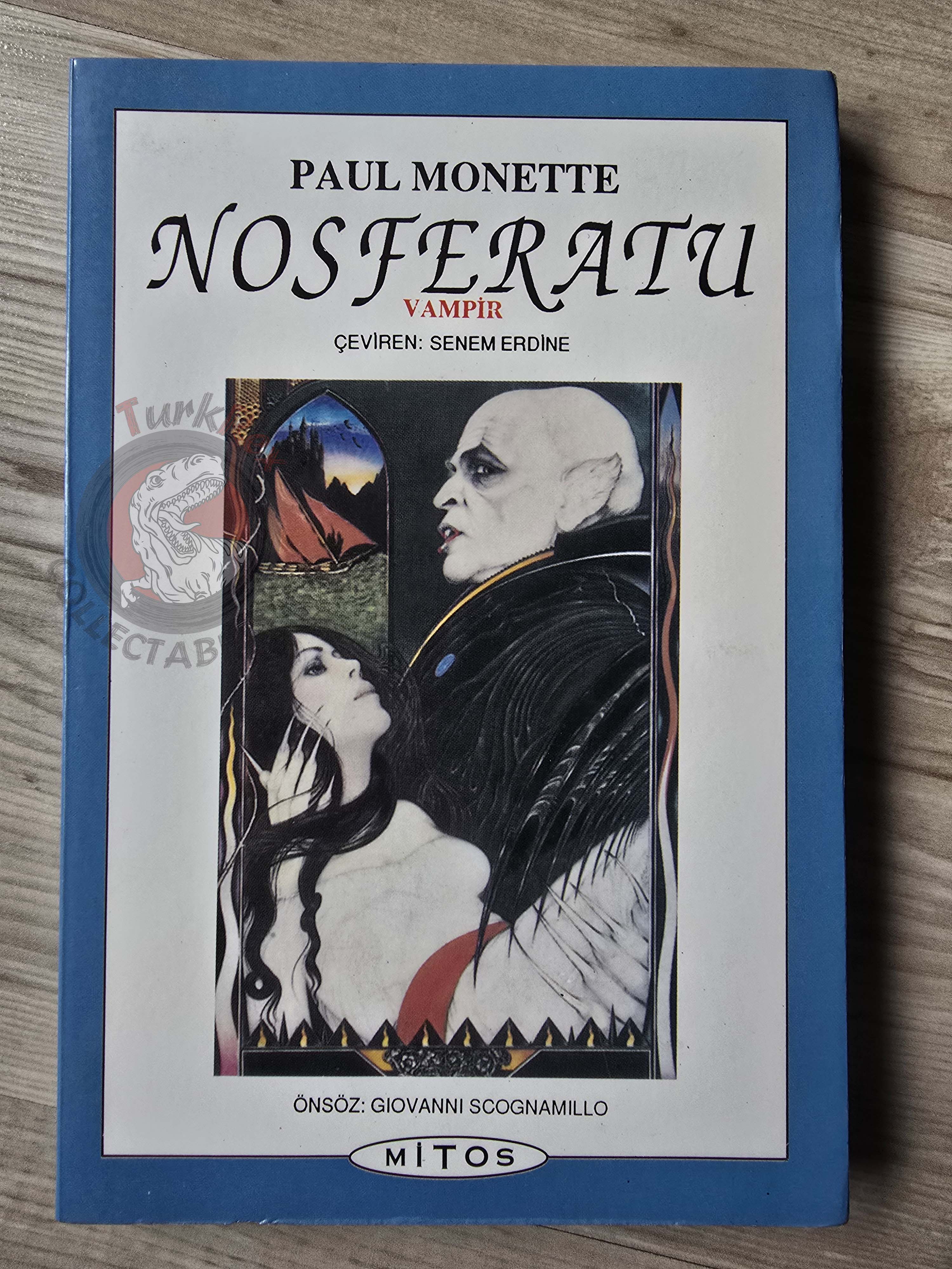 Paul Monette – Nosferatu: The Vampyre 1993 Turkish Book Turkey