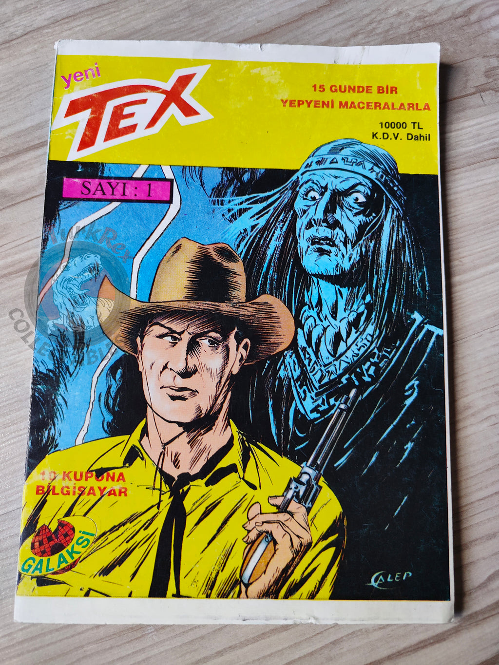 Tex #1 Zhenda 1993 Turkish Comic Turkey Bonelli Willer