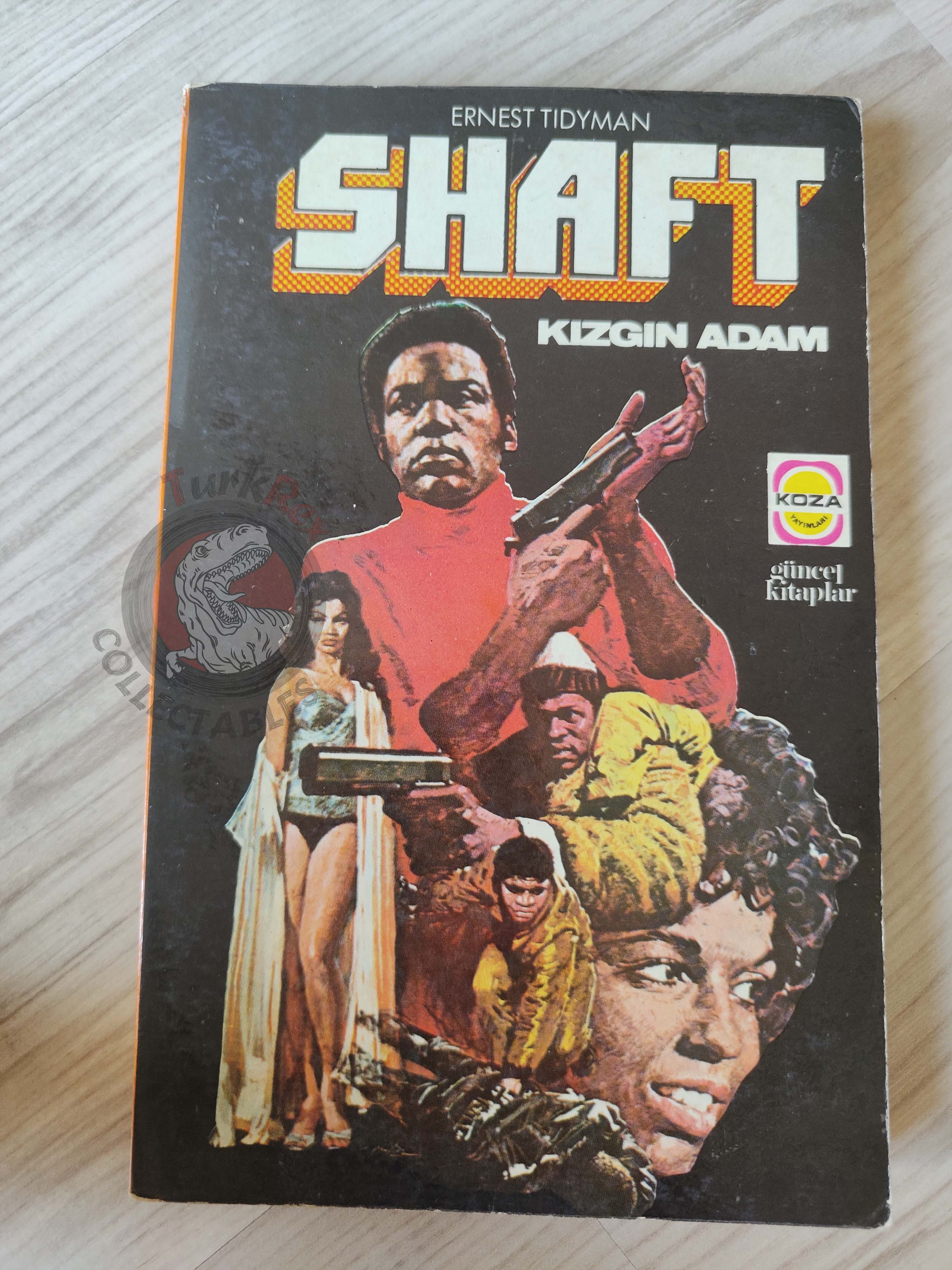 Ernest Tidyman – Shaft 1973 1st Turkish Book Turkey