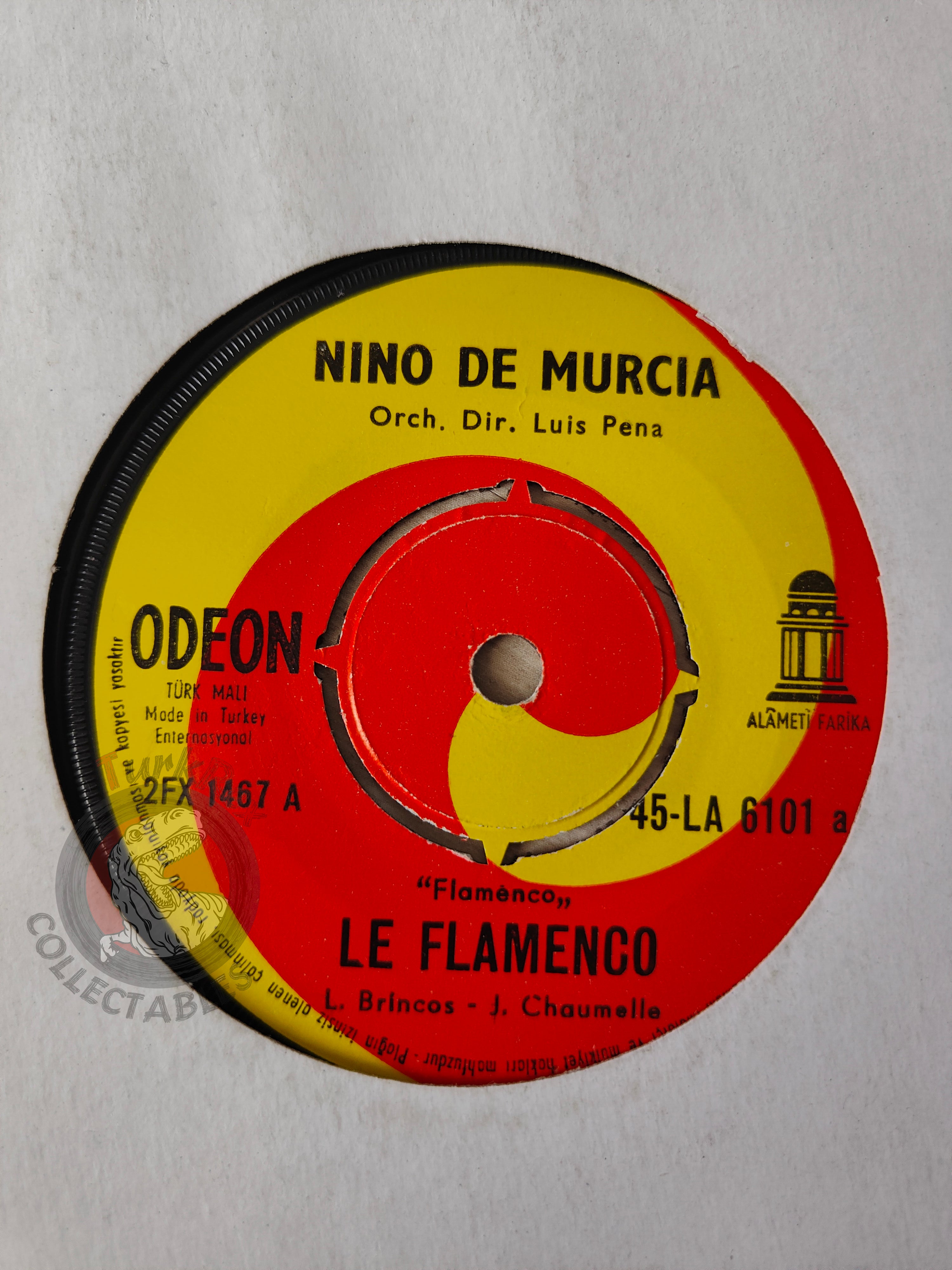 Nino De Murcia – Le Flamenco 7" Turkish Pressing Vinyl Turkey Edition