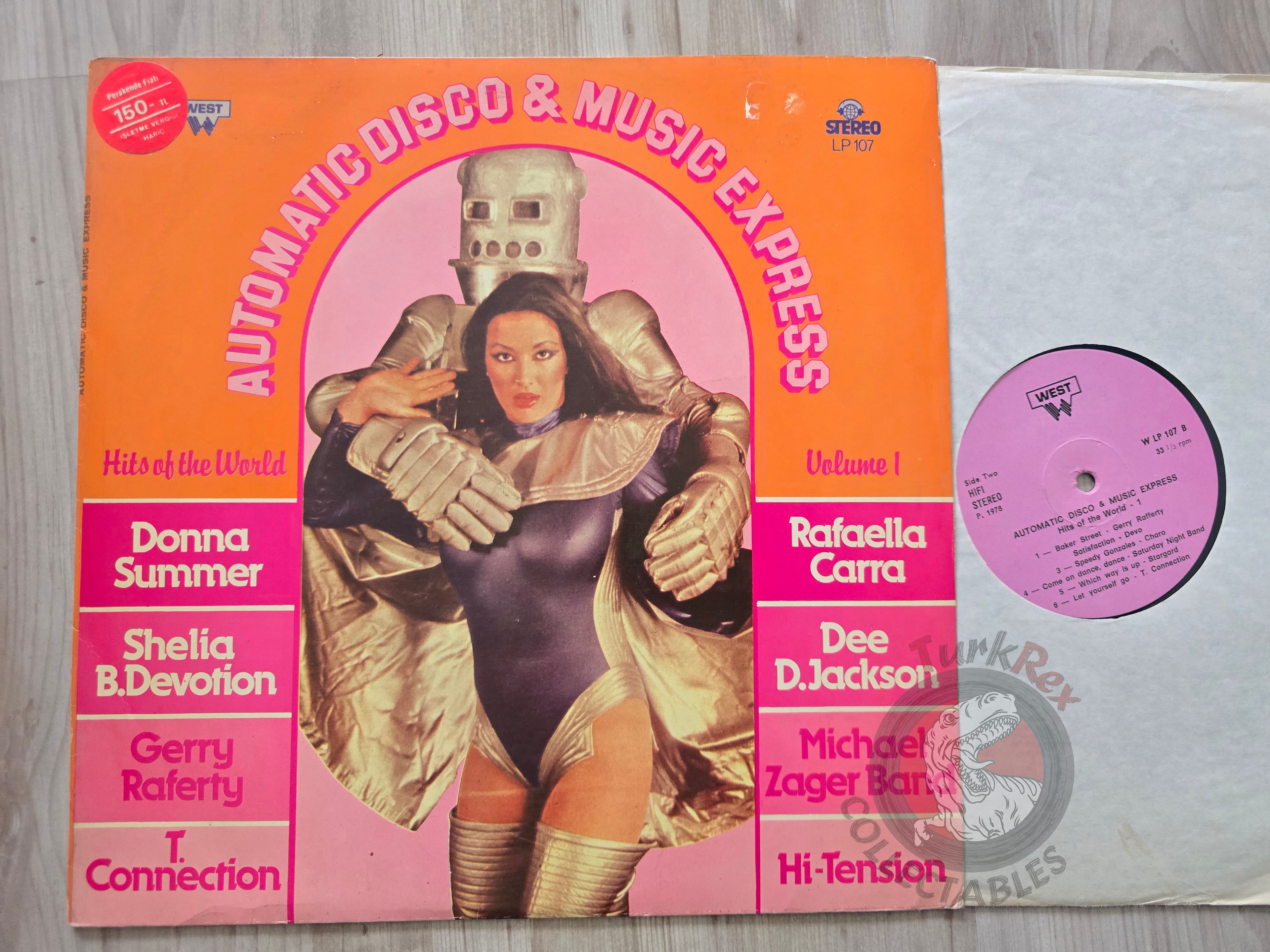 Various – Automatic Disco & Music Express Turkish Pressing Vinyl Turkey Edition