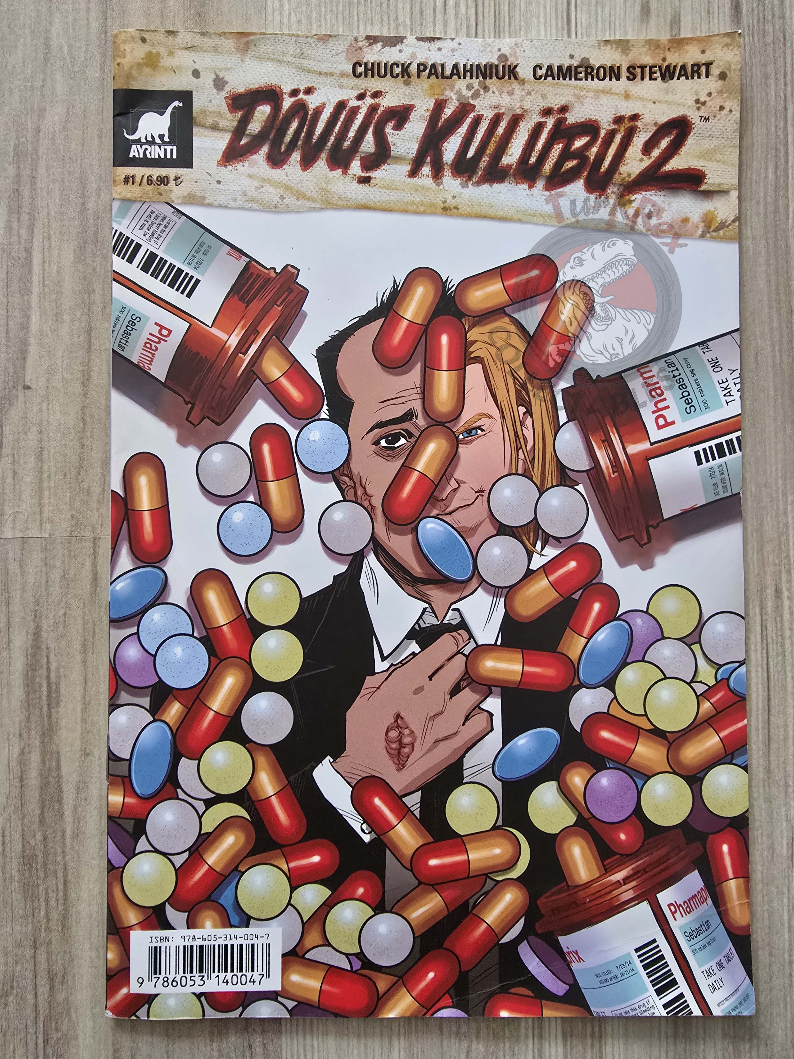 Fight Club 2 #1 Turkish Comic Turkey Chuck Palahniuk Dark Horse