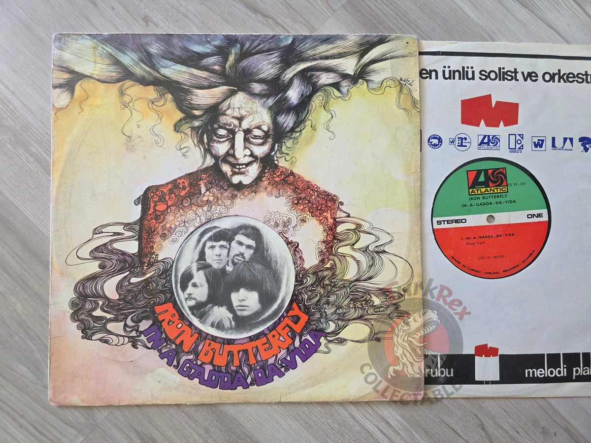 Iron Butterfly – In-A-Gadda-Da-Vida Turkish Pressing Vinyl Turkey Edition