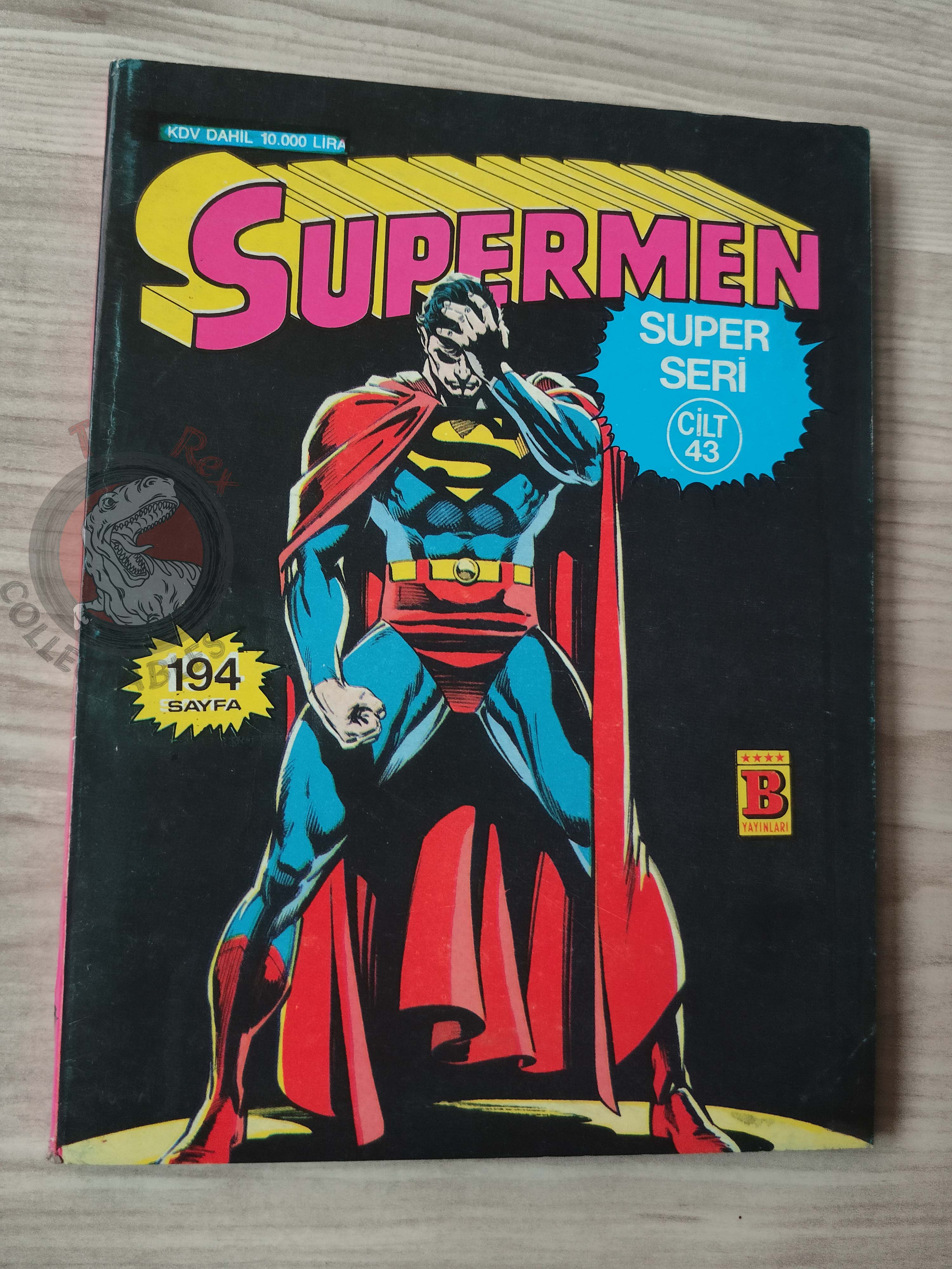 Superman Vol #43 1992 Turkish Comic Turkey #72  Action Comics #547 #650 Superdog