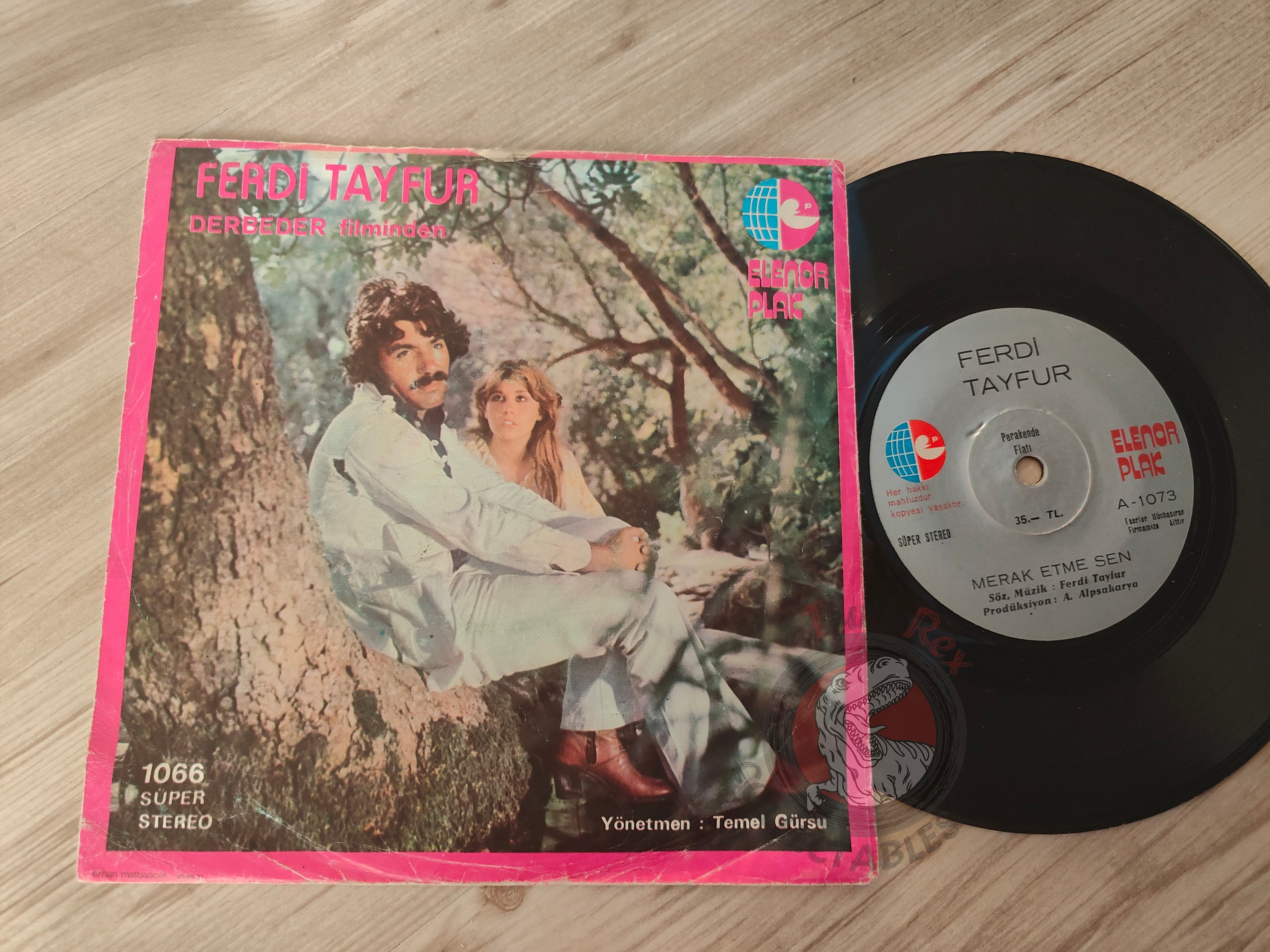Ferdi Tayfur – Merak Etme Sen 7" Turkish Pressing Vinyl Turkey Edition
