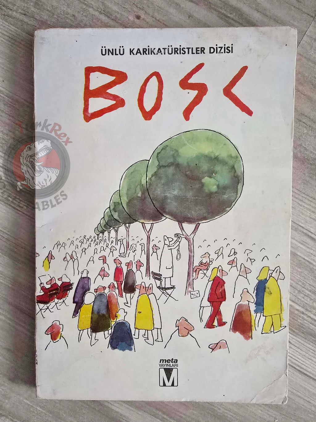 Jean-Maurice Bosc 1978 Famous Cartoonists Series Turkish Comic Turkey