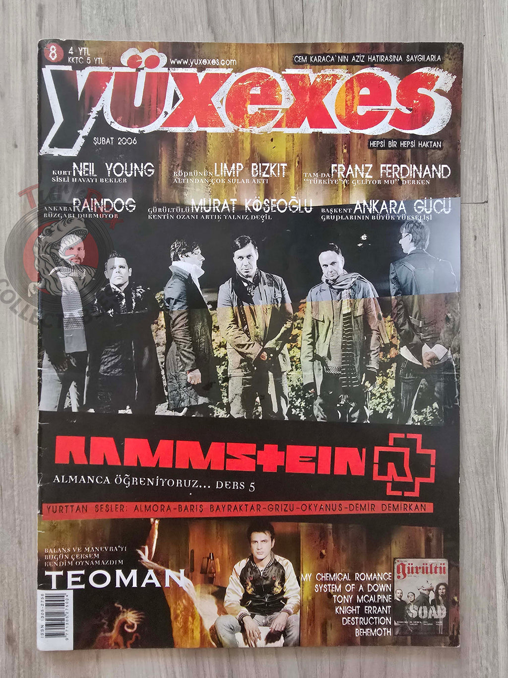 Yüxexes 2006 Rammstein Turkish Mag Turkey Behemoth Destruction Limp Bizkit System of a Down