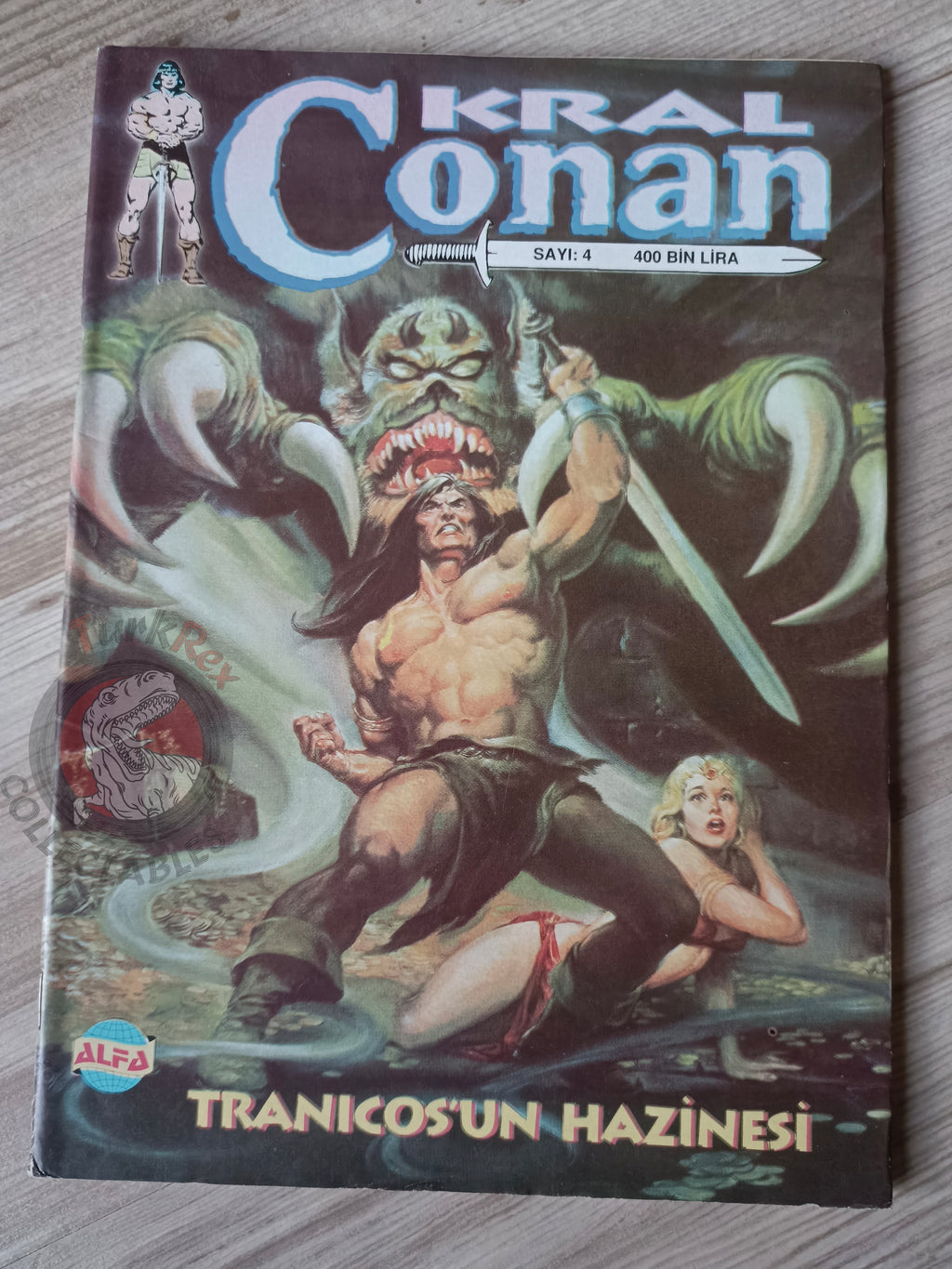 Kral Conan #4 The Savage Sword of #47 #48 Turkish Comic Turkey