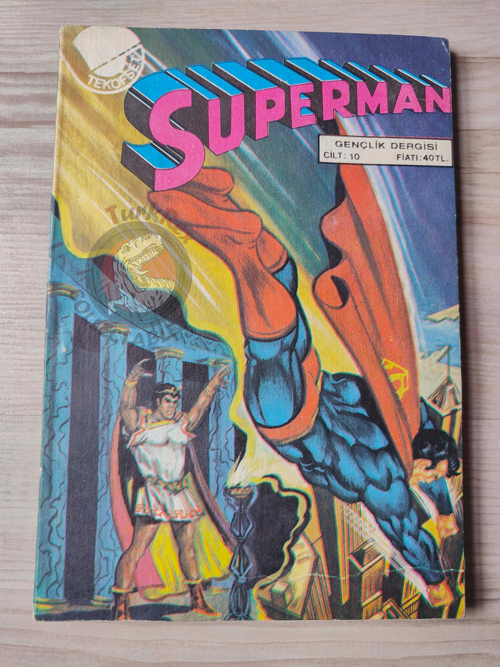 Superman Vol #10 1980s Turkish Comic Turkey #343 Action Comics #480 #481 #482 #483 #502
