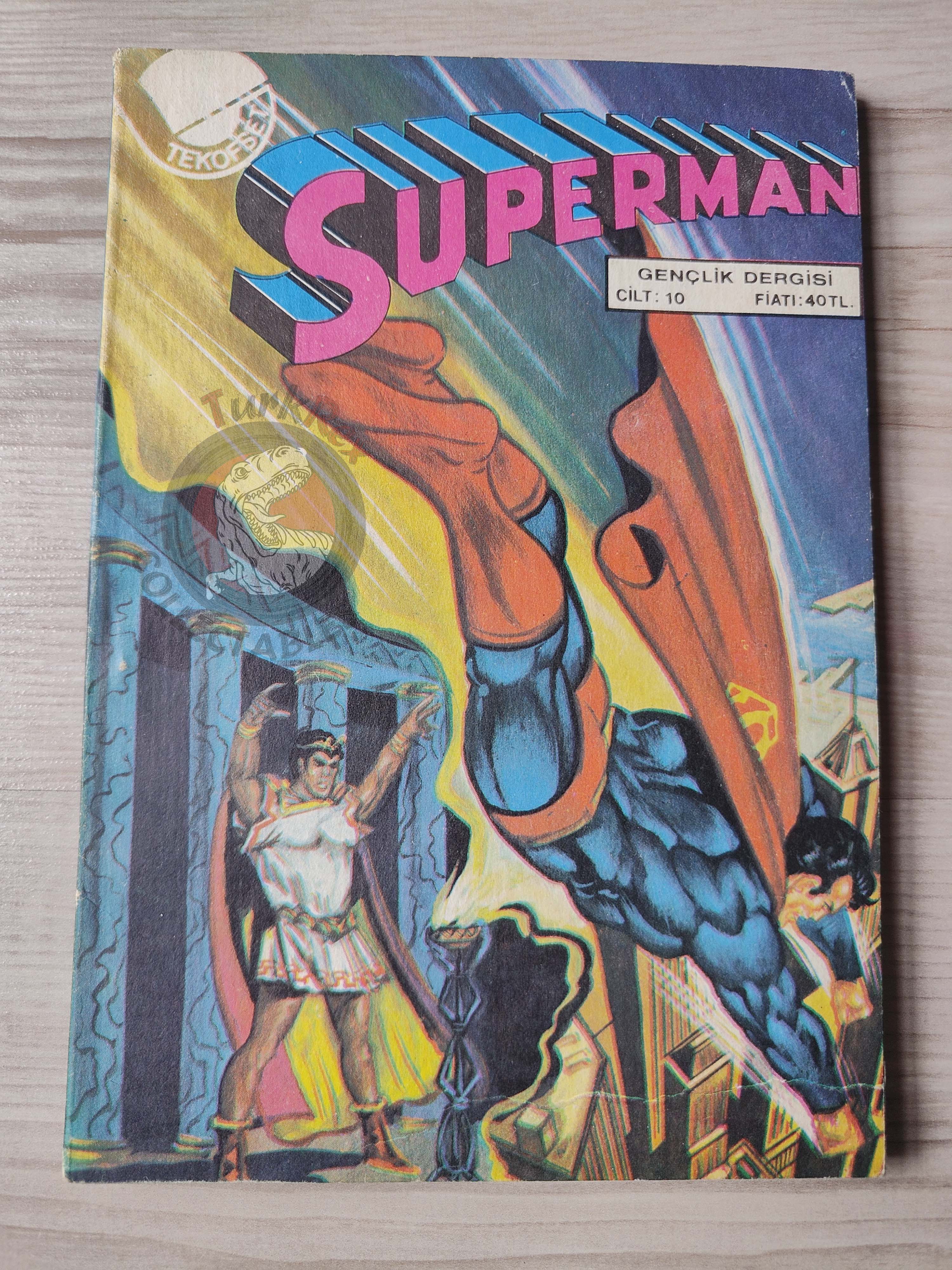 Superman Vol #10 1980s Turkish Comic Turkey #343 Action Comics #480 #481 #482 #483 #502
