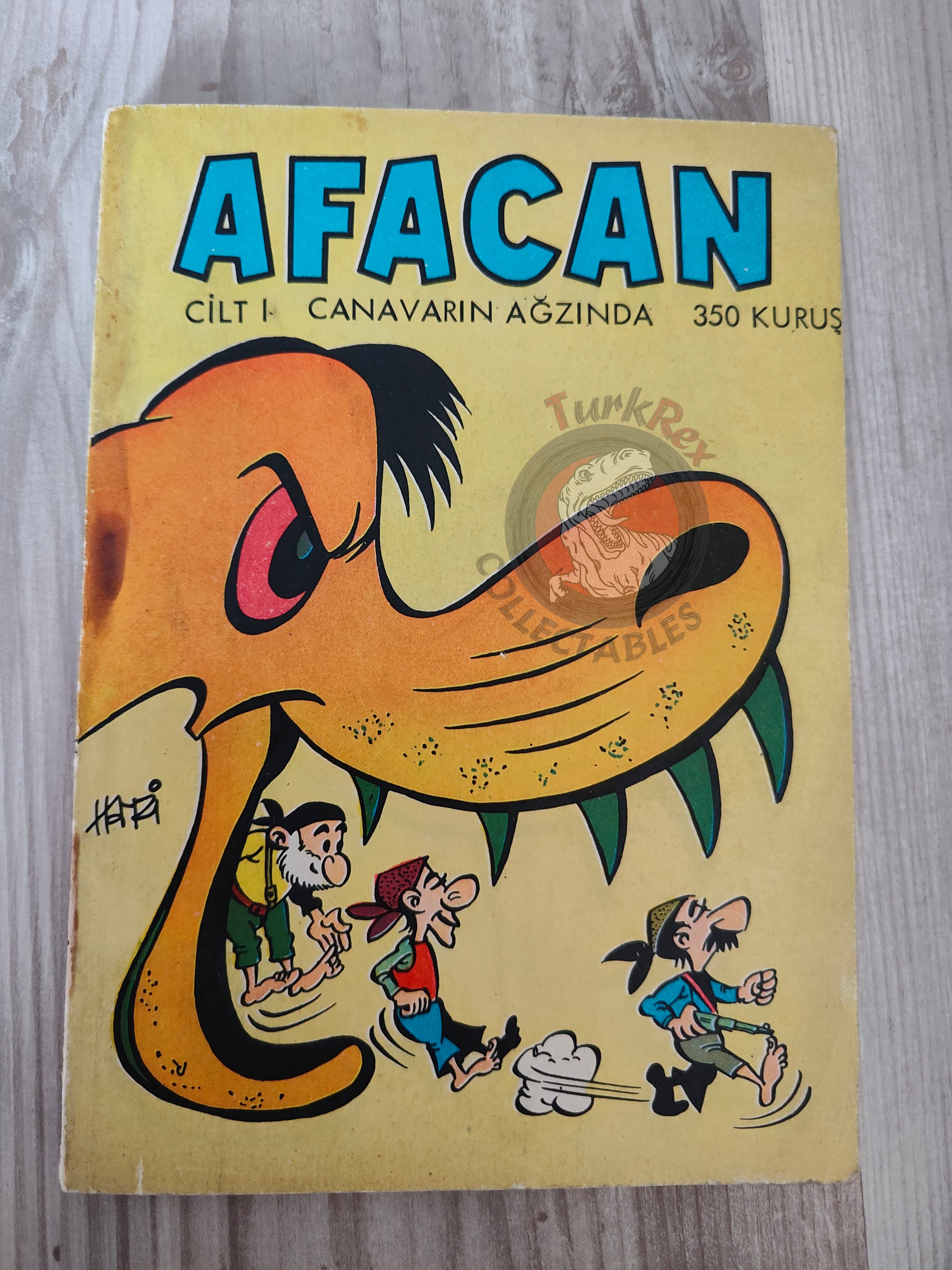 Le Vieux Nick et Barbe-Noire - Dans la gueule du dragon 1970 Turkish Comic Turkey