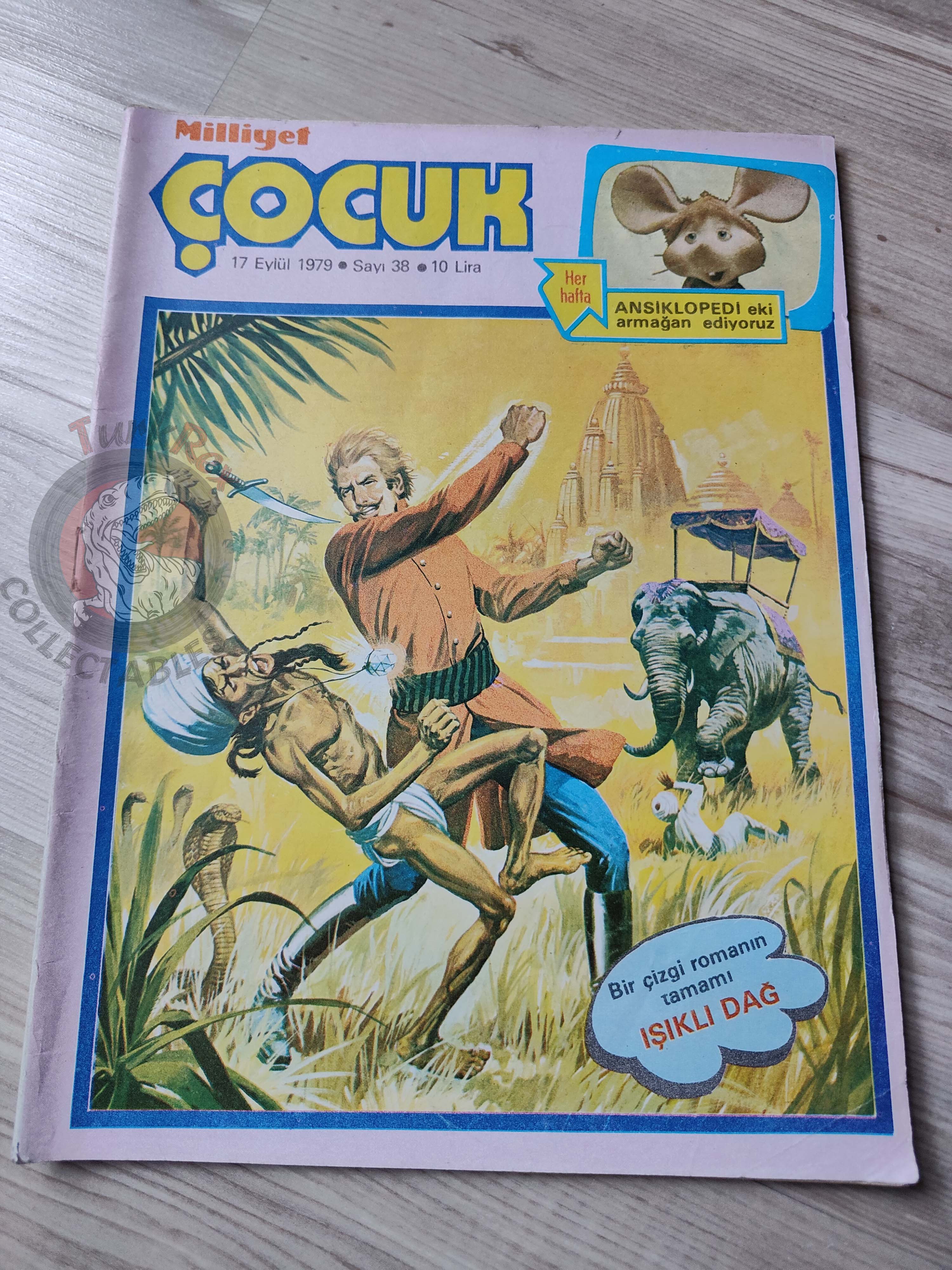 Milliyet Çocuk #38 1979 Turkish Comic Turkey Joyas Literarias Juveniles #121 Emilio Salgari