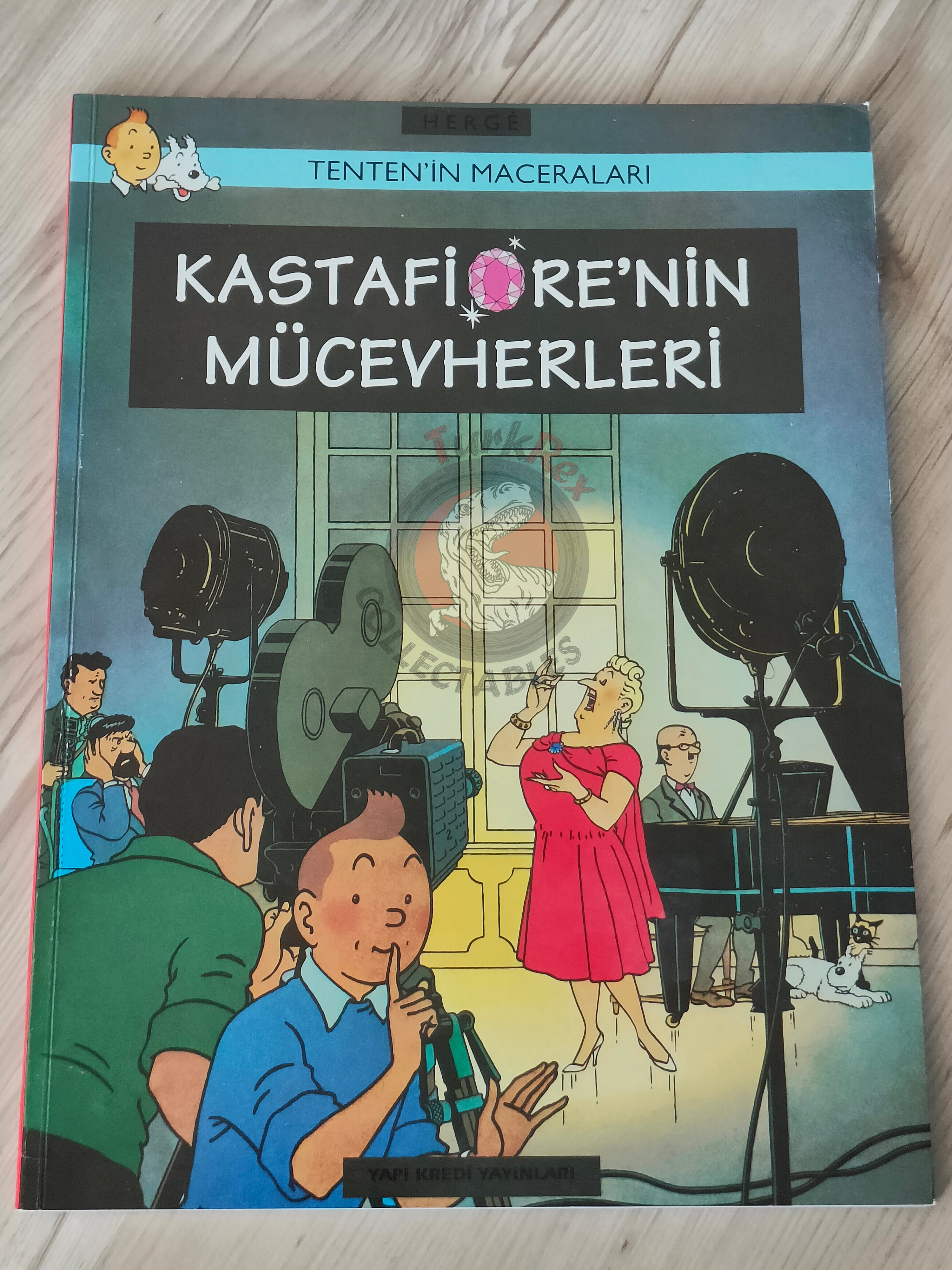 Tintin – The Castafiore Emerald 1998 Turkish Edition Comic Turkey 2nd YKY