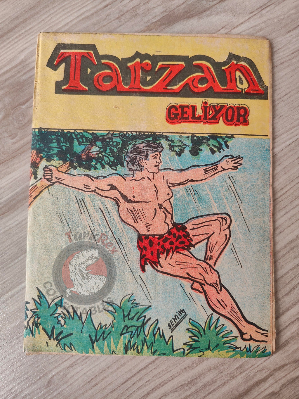 Edgar Rice Burroughs – Tarzan 1968 Turkish Book Turkey Illustrated