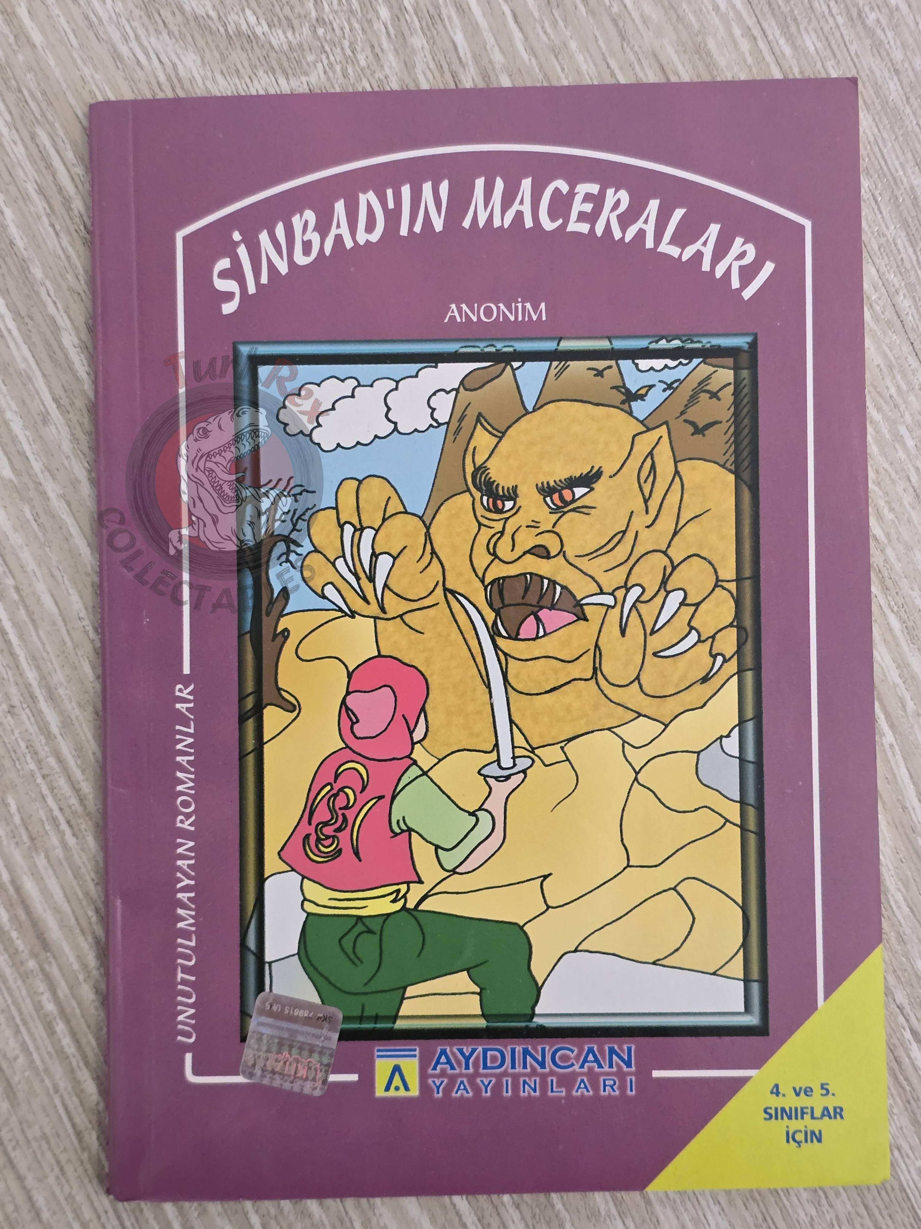 Sinbad the Sailor 1996 Turkish Book Turkey 1001 Nights Illustrated