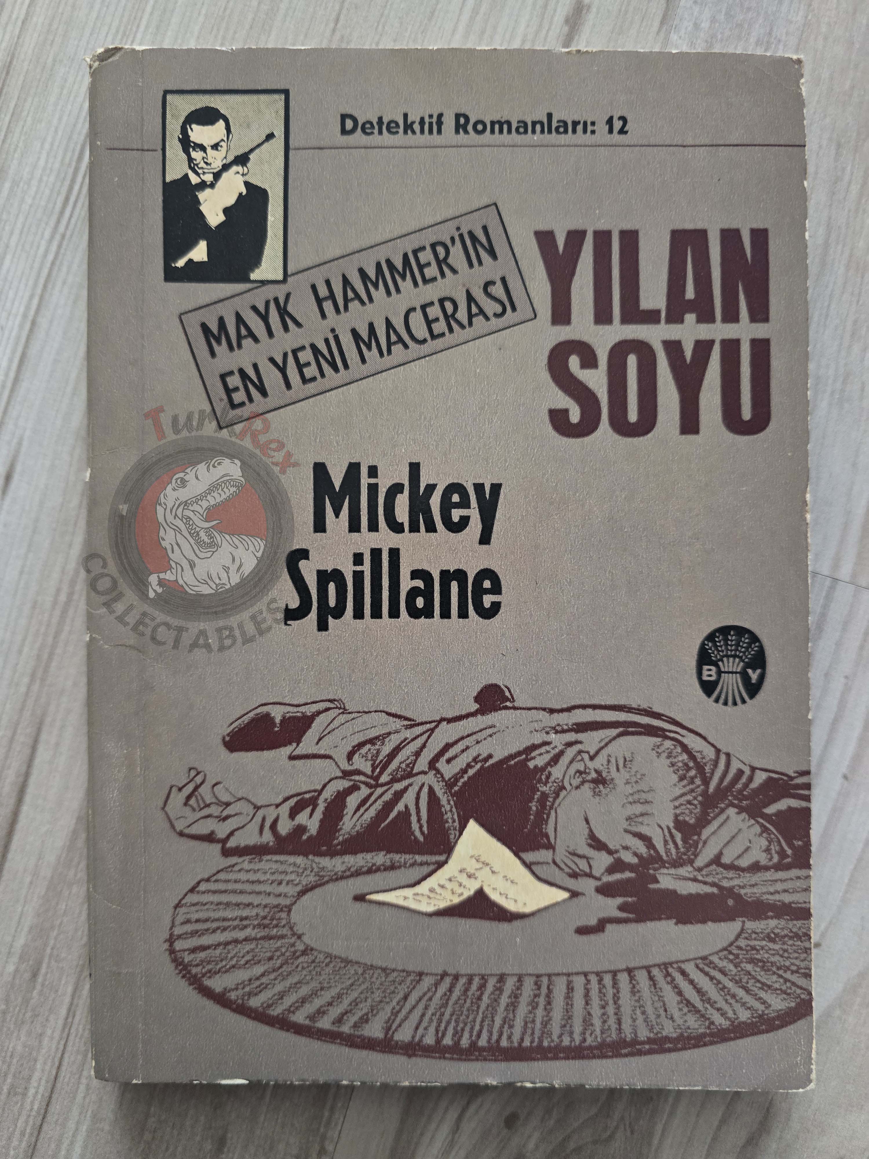 Mickey Spillane – The Snake 1966 1st Turkish Book Turkey Mike Hammer