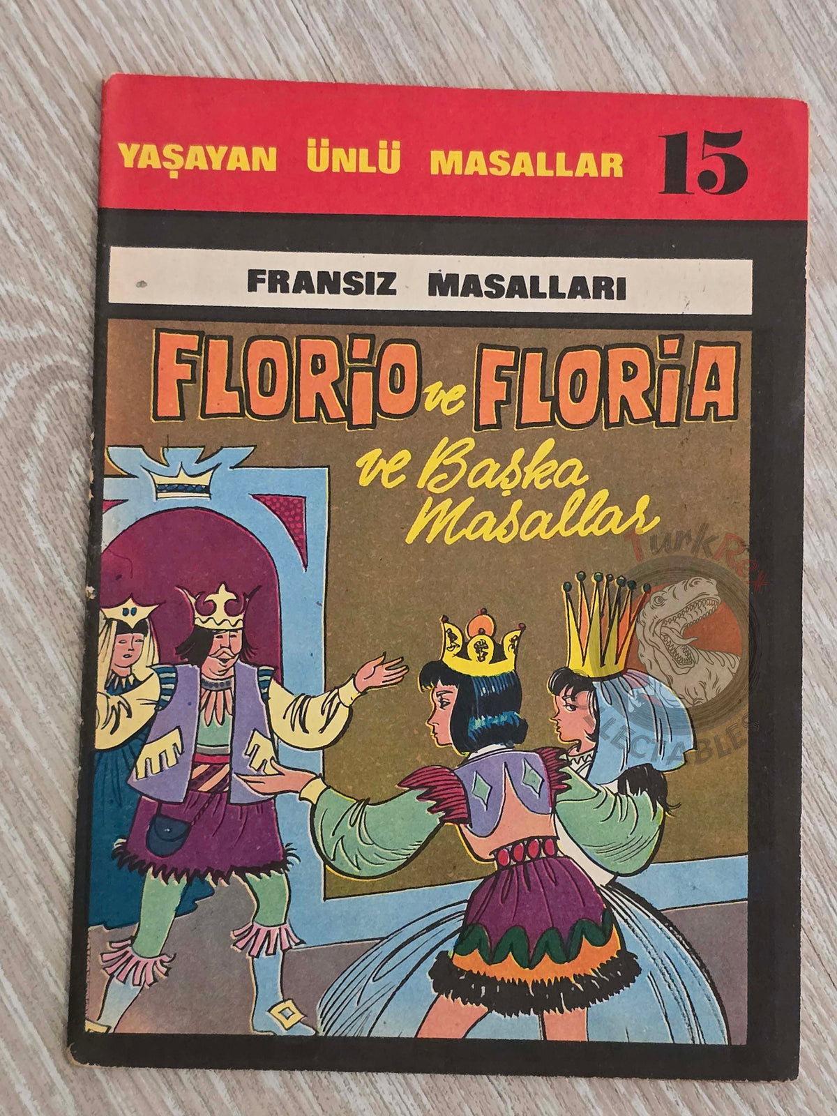 French Fairy Tales: Floro and Blanziflor 1977 Turkish Book Turkey Illustrated