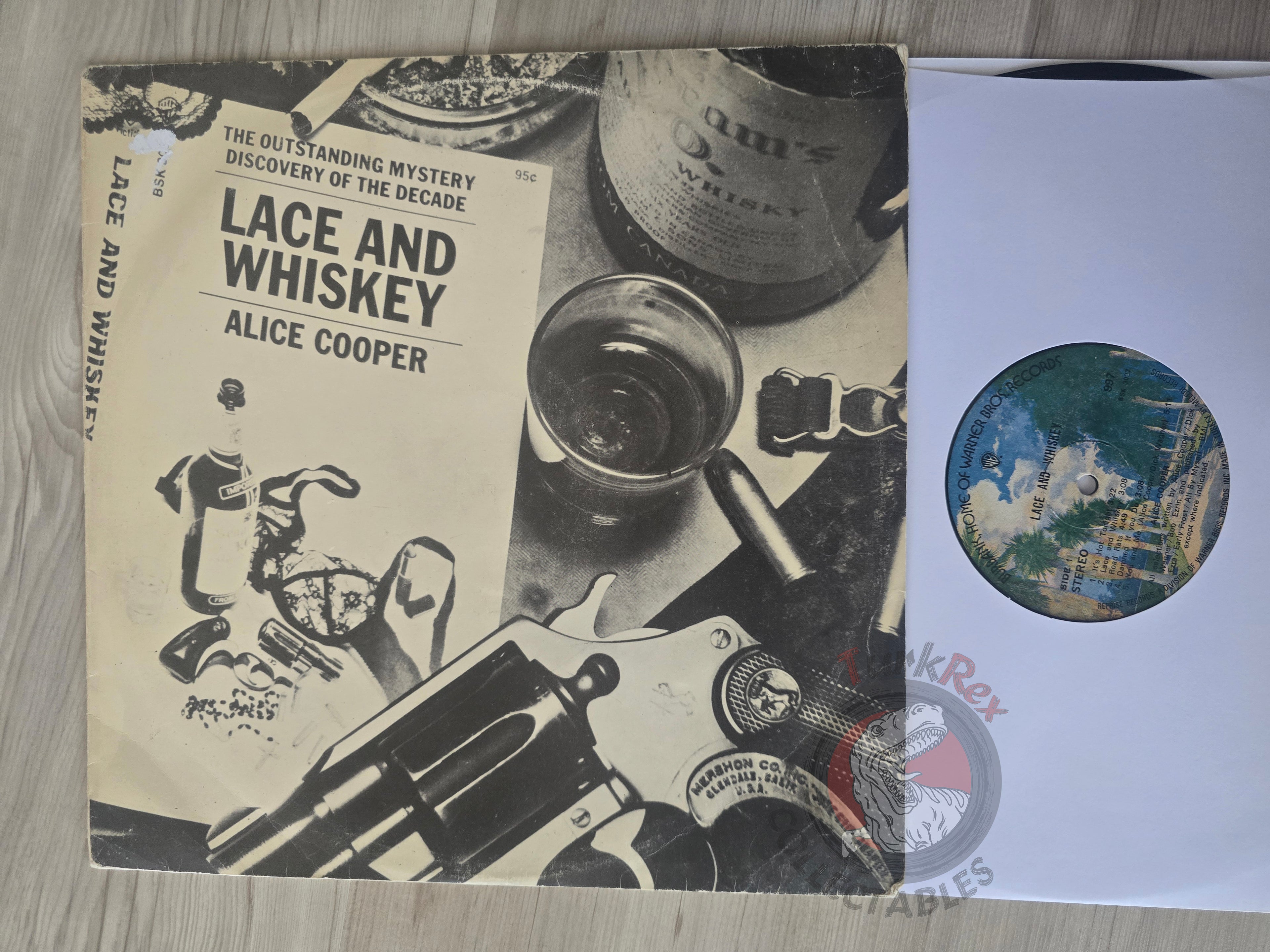Alice Cooper –  Lace And Whiskey  Turkish Pressing Vinyl Turkey Edition