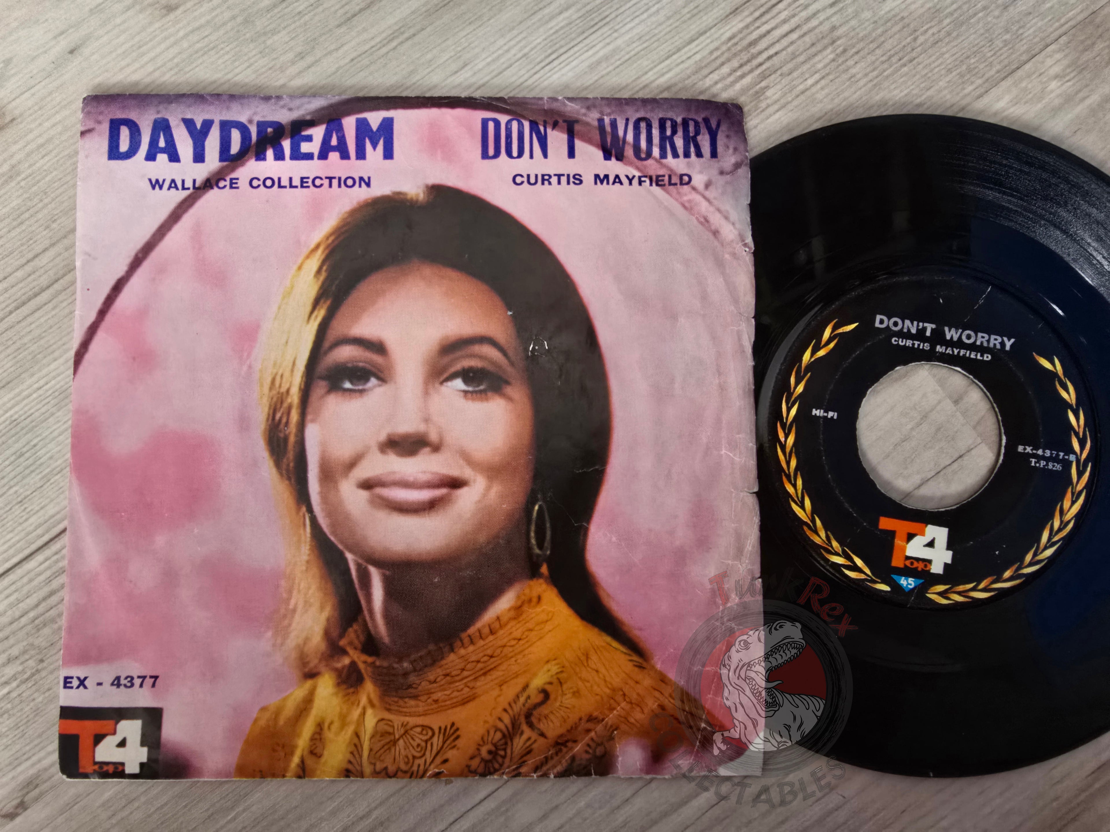 Wallace Collection / Curtis Mayfield – Daydream  7" Iran Pressing Vinyl Iranian Edition