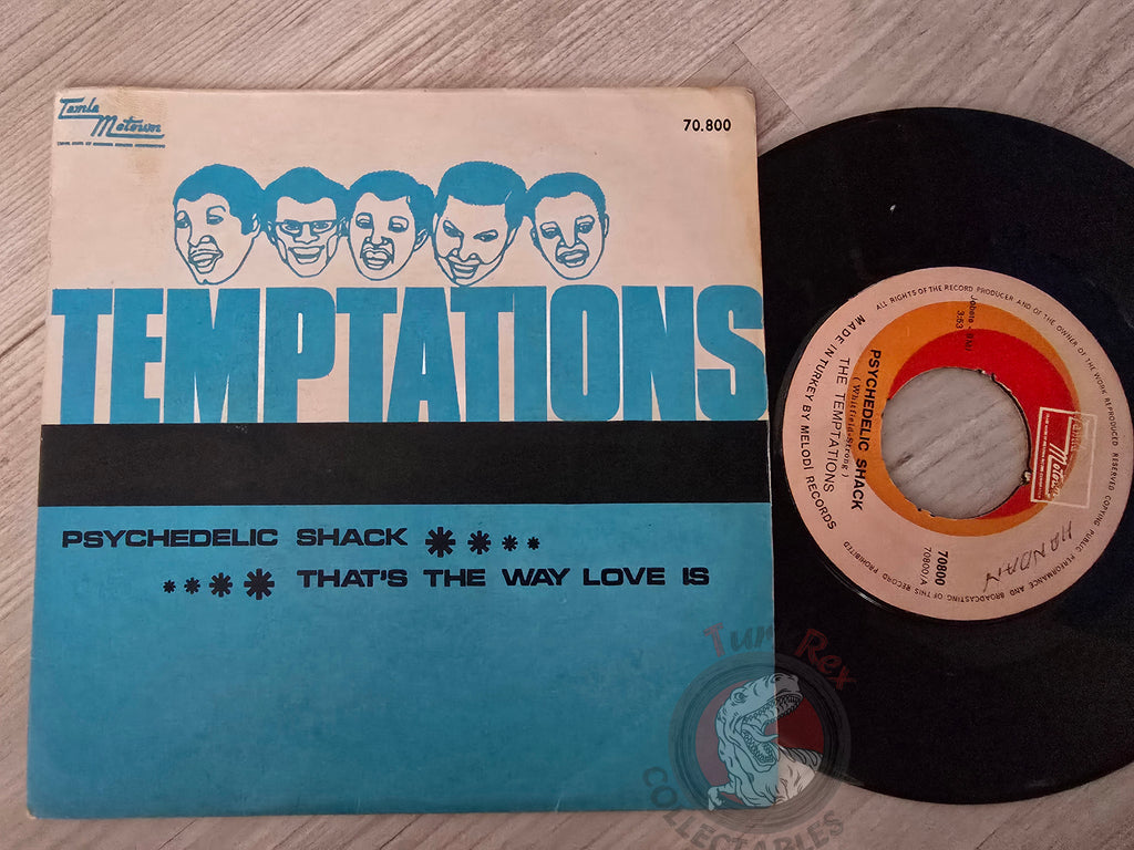 The Temptations – Psychedelic Shack 7" Turkish Pressing Vinyl Turkey Edition