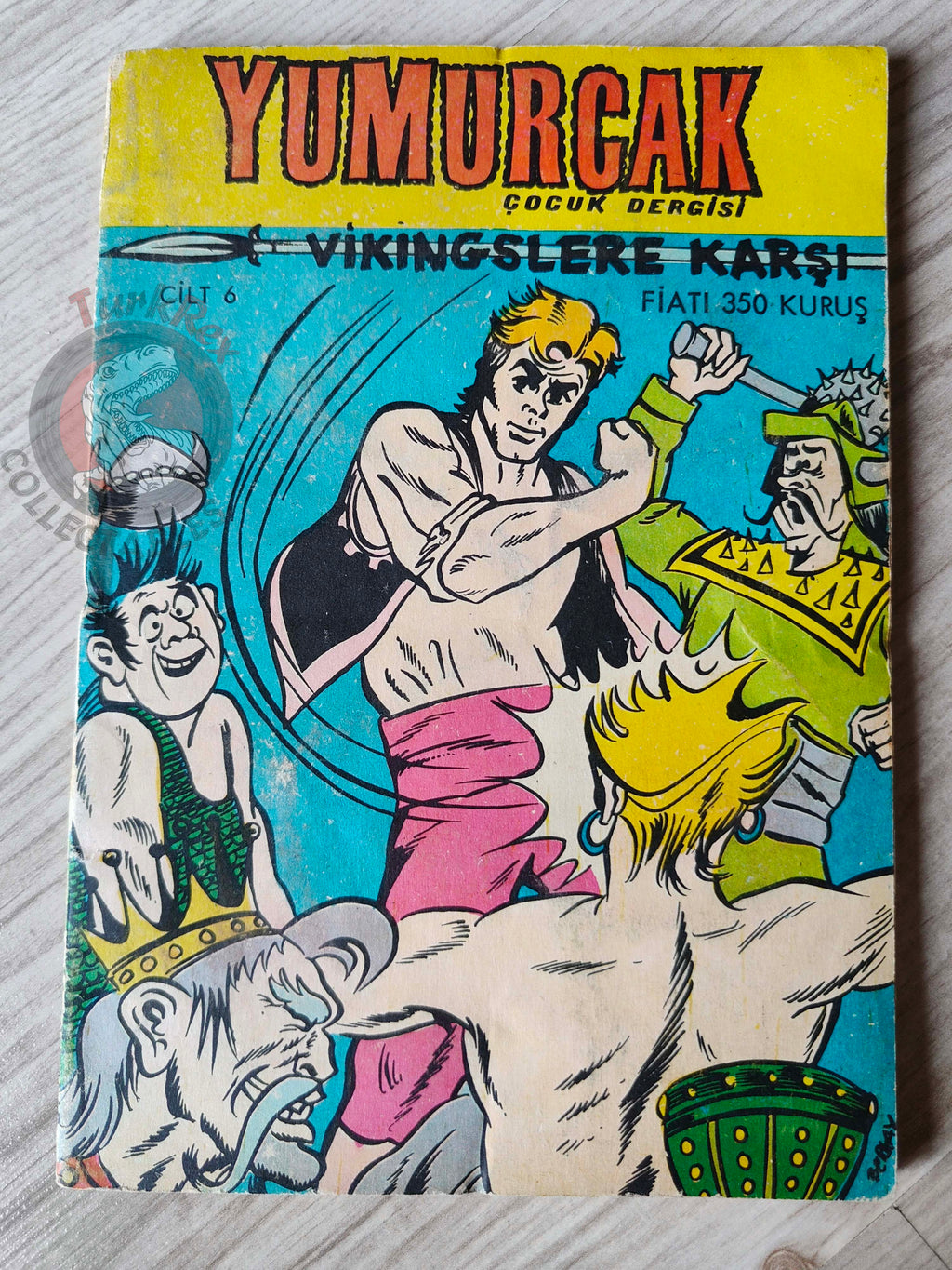 Belloy - Chevalier sans armure 1970 Turkish Comic Turkey Uderzo Yumurcak Mag #6