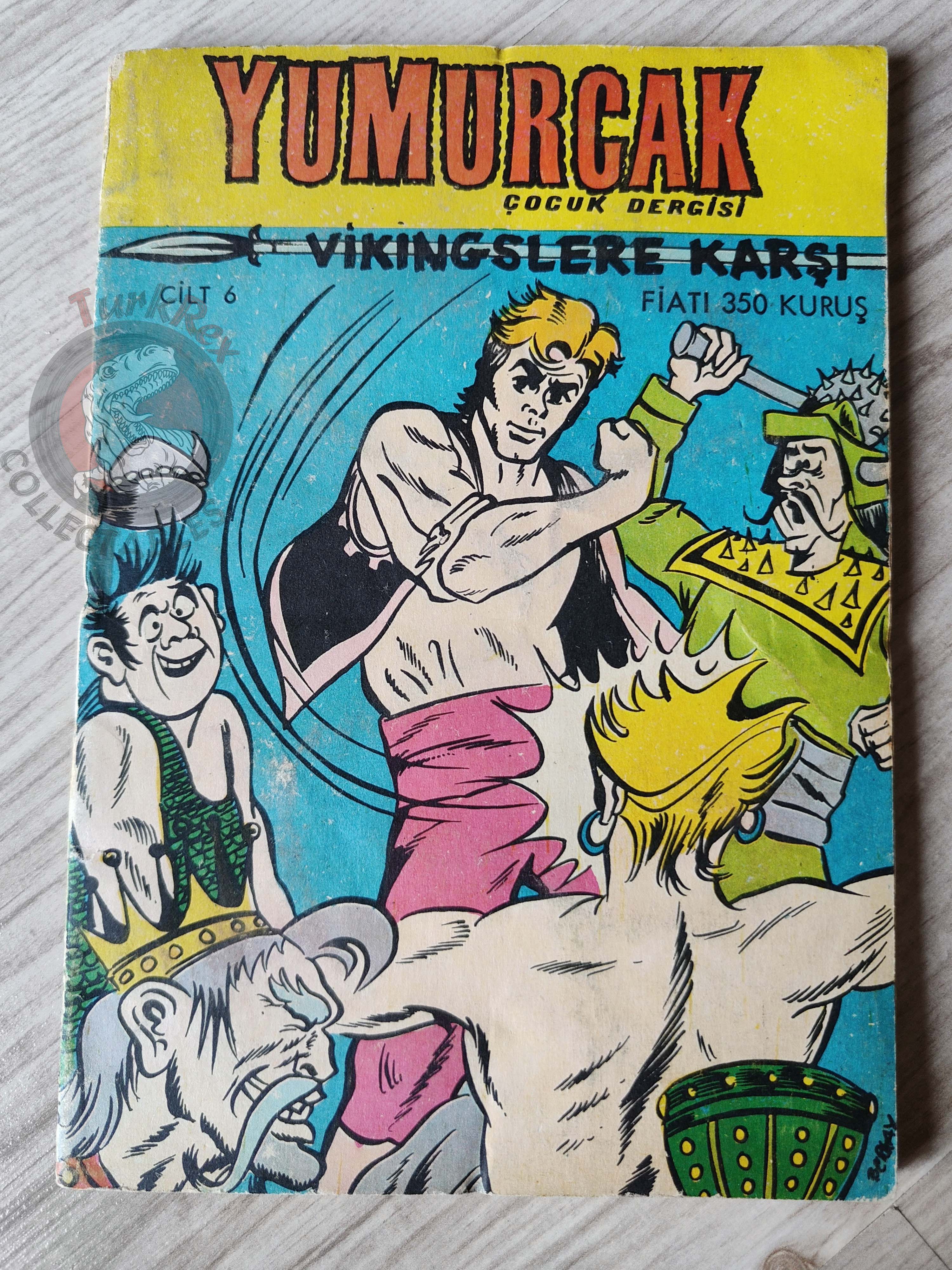 Belloy - Chevalier sans armure 1970 Turkish Comic Turkey Uderzo Yumurcak Mag #6