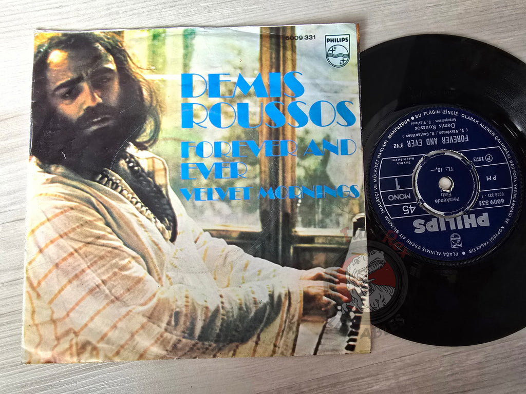 Demis Roussos – Forever And Ever  7" Turkish Pressing Vinyl Turkey Edition