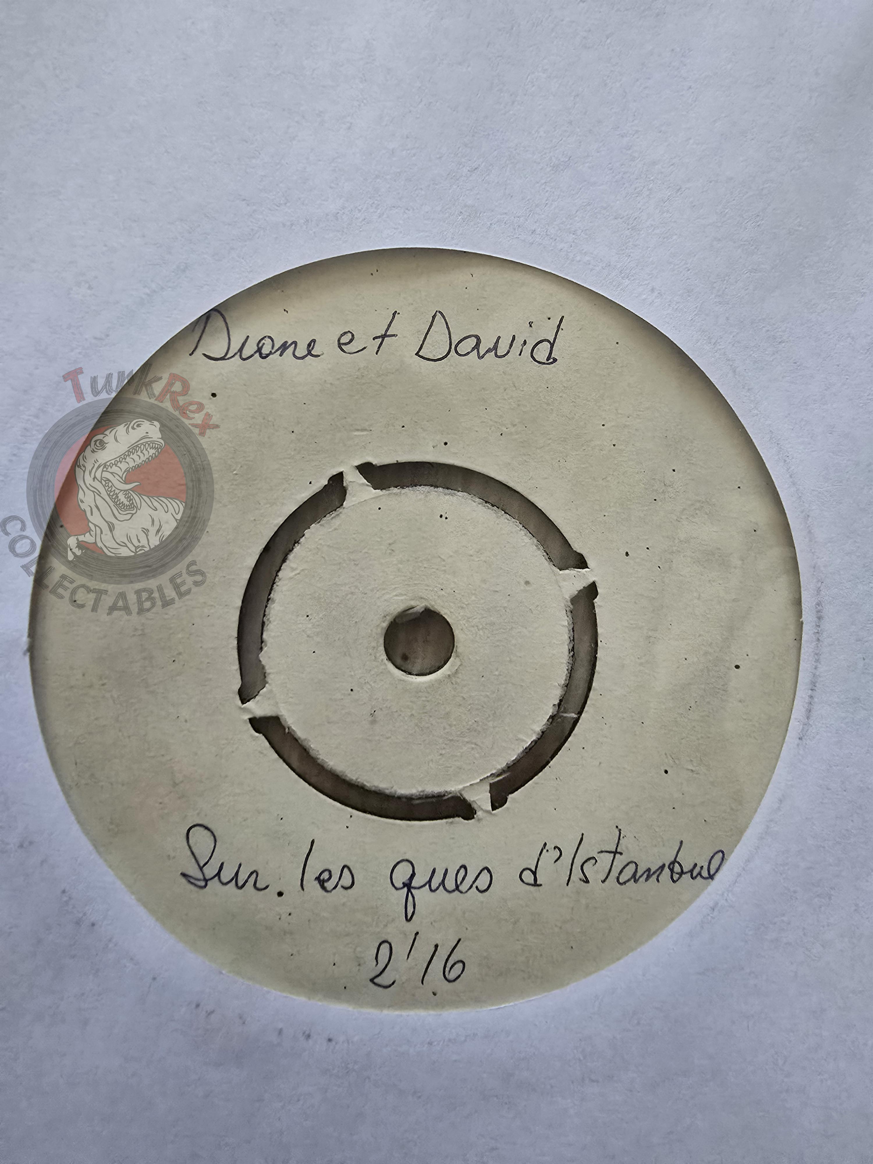 Diane Et David – Sur Les Quais D'Istanbul 7" Test Turkish Pressing Vinyl Turkey Edition