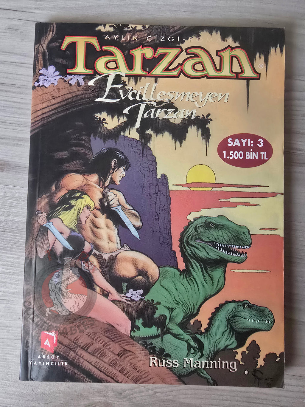 The Tarzan Comics Library #3 - Tarzan the Untamed Turkish Comic Turkey Russ Manning