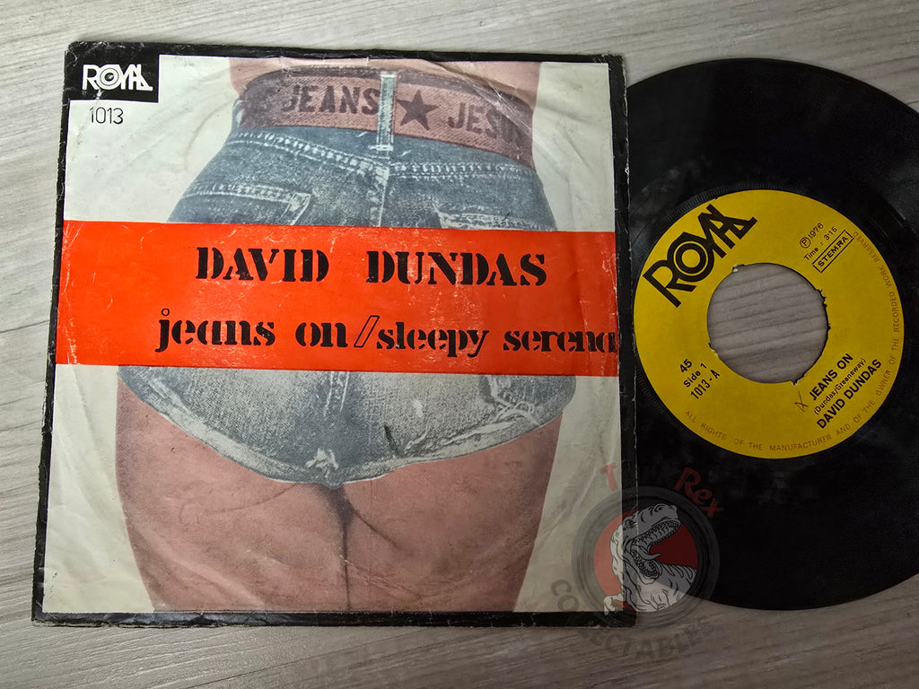 David Dundas – Jeans On / Sleepy Serena 7" Turkish Pressing Vinyl Turkey Edition