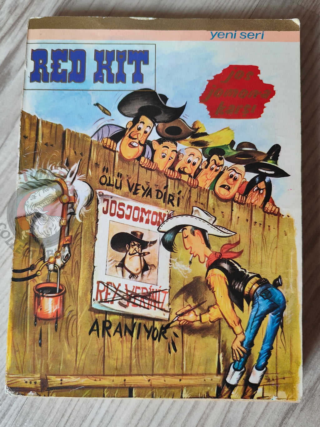 Lucky Luke #8 Contre Joss Jamon 1972 Turkish Comic Turkey Le Vieux Nick Boule et Bill