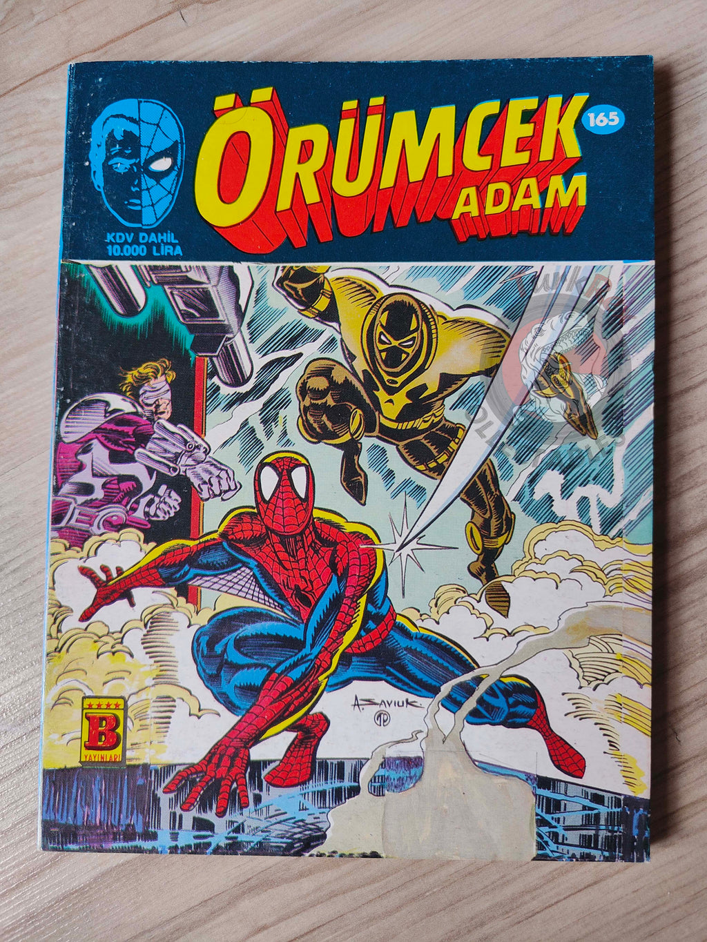Spider-Man #165 1994 Turkish Comic Turkey Web Of #91 #92 Spectacular #51 Marvel Team Up #106