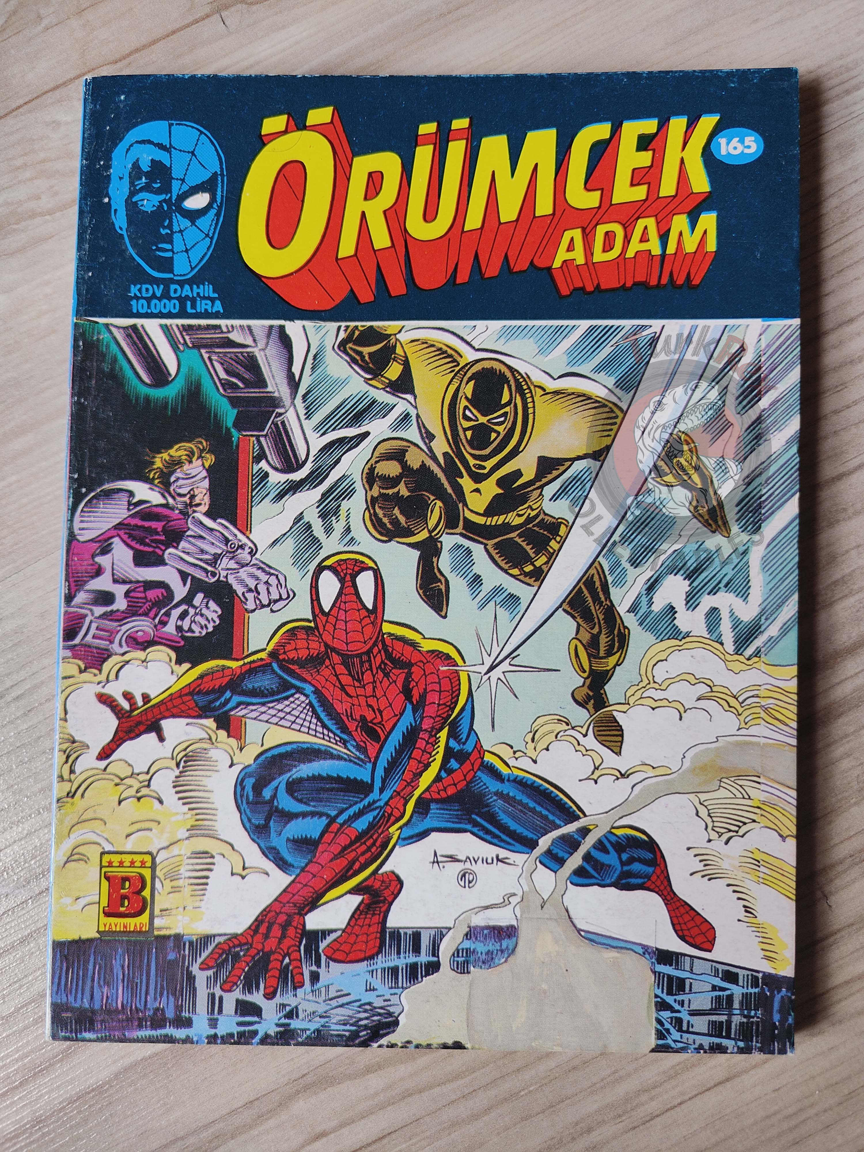 Spider-Man #165 1994 Turkish Comic Turkey Web Of #91 #92 Spectacular #51 Marvel Team Up #106