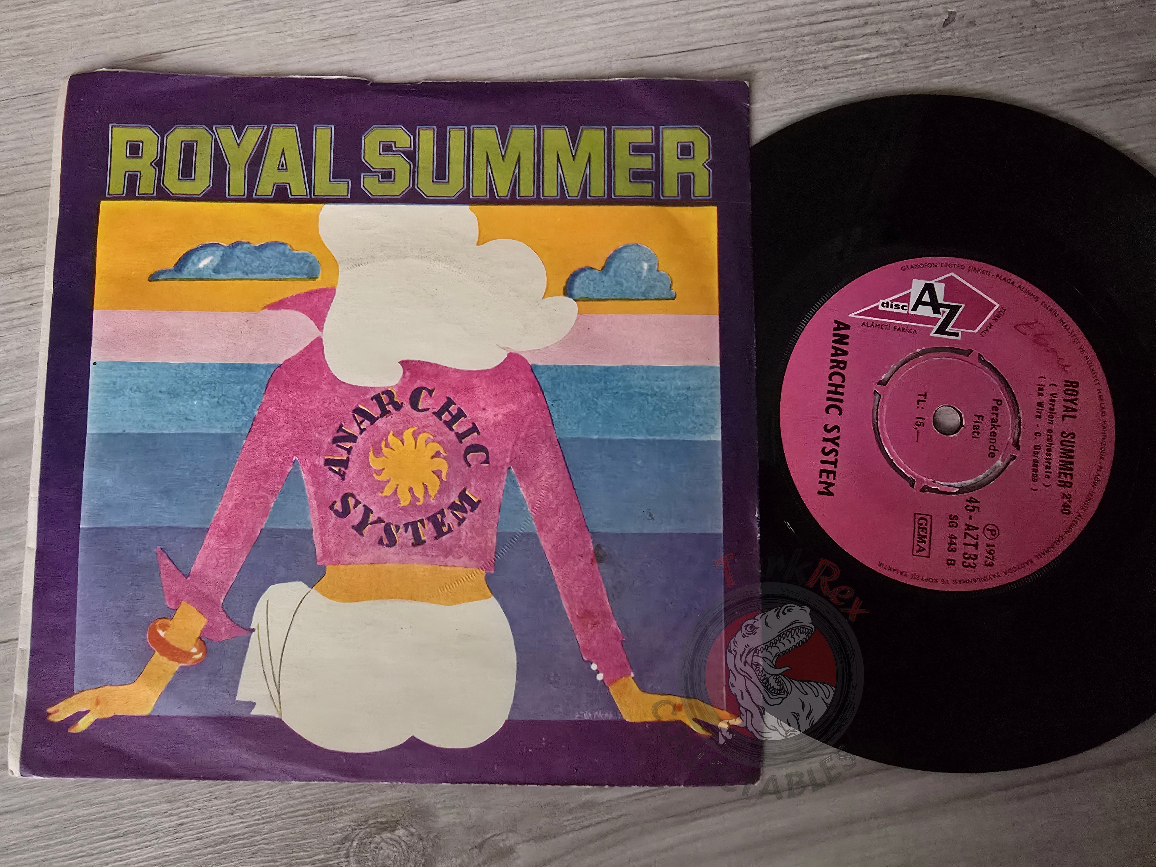 Anarchic System – Royal Summer 7" Turkish Pressing Vinyl Turkey Edition