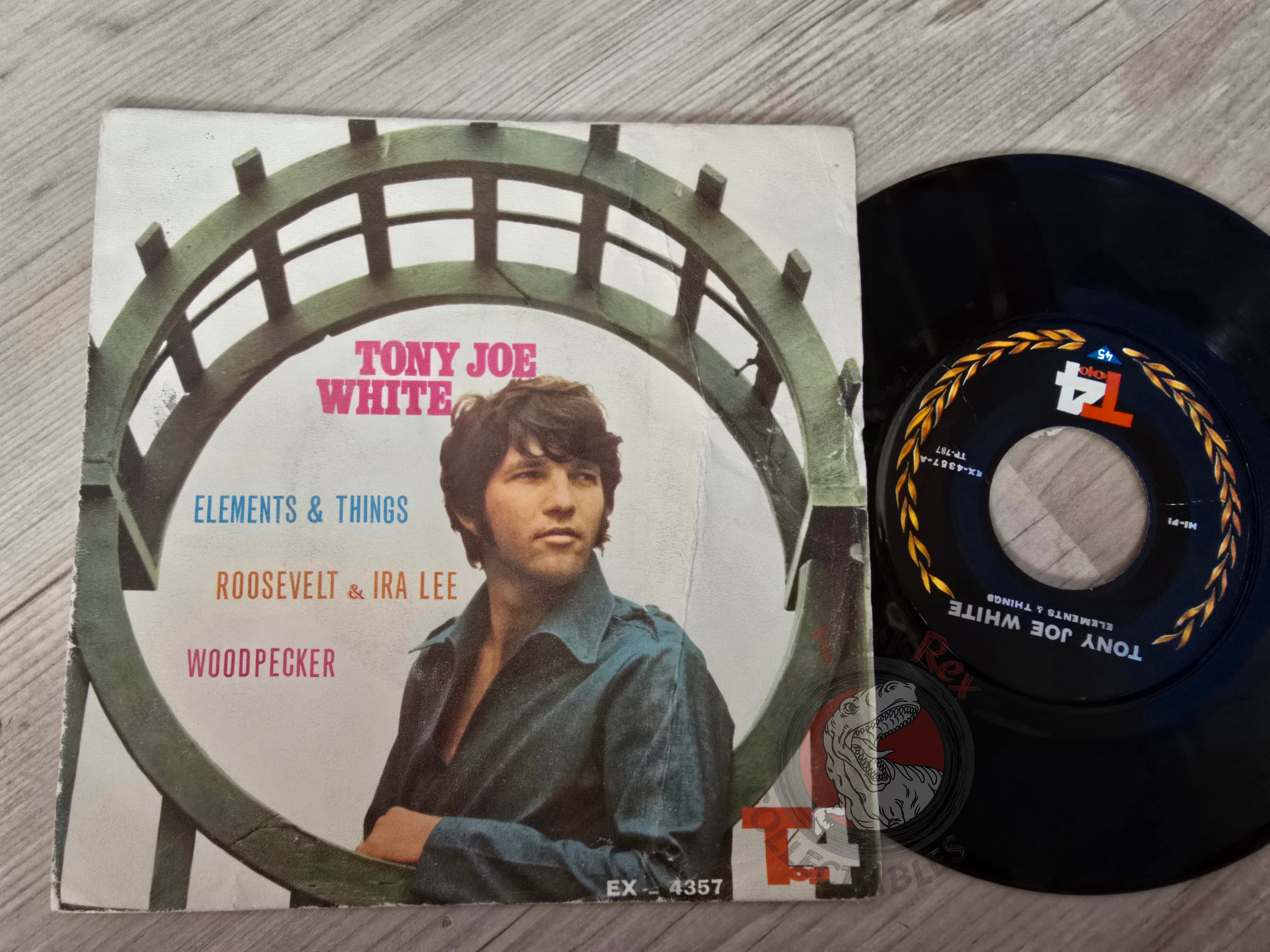 Tony Joe White - Elements & Things 7" Iran Pressing Vinyl Iranian Edition