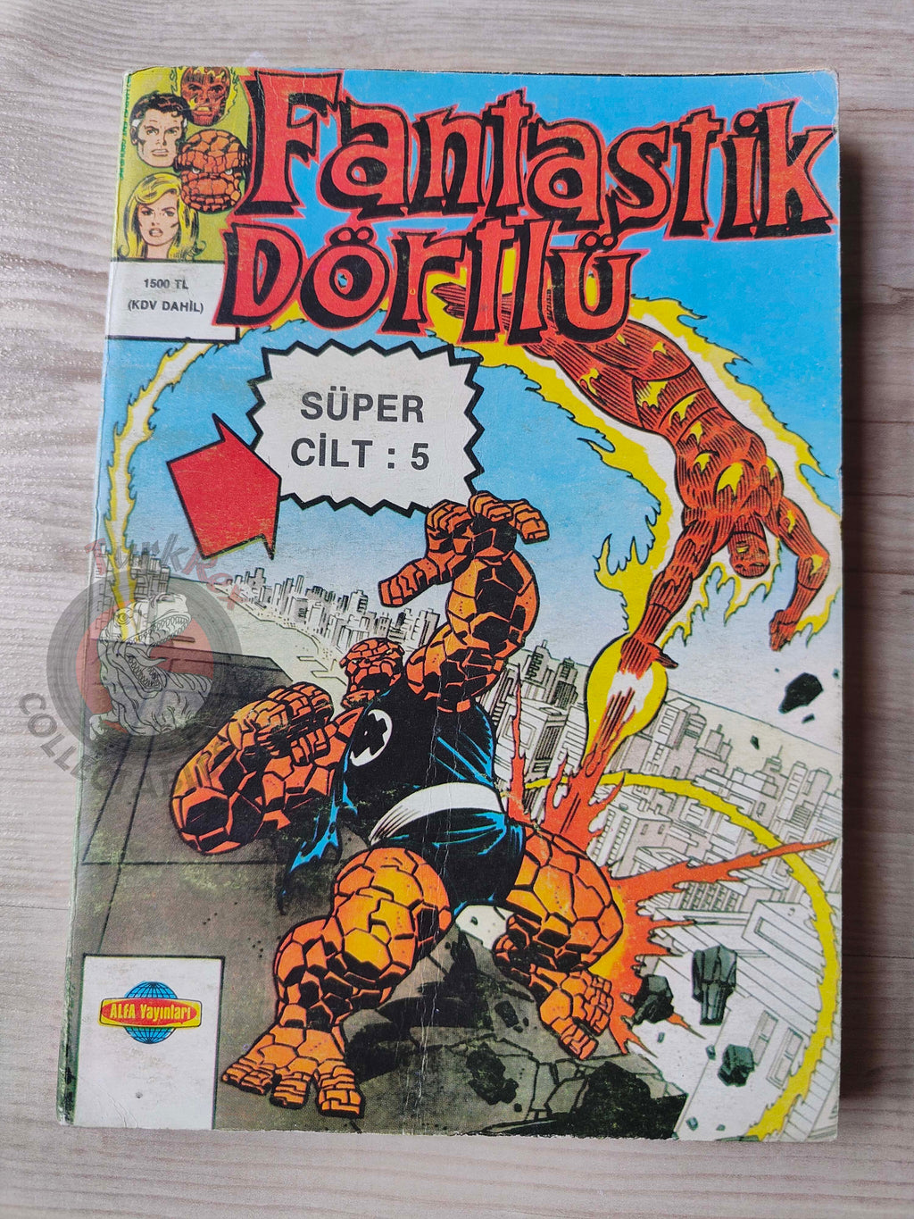 Fantastic Four Volume #5 1989 Turkish Comic Turkey #217 - #224