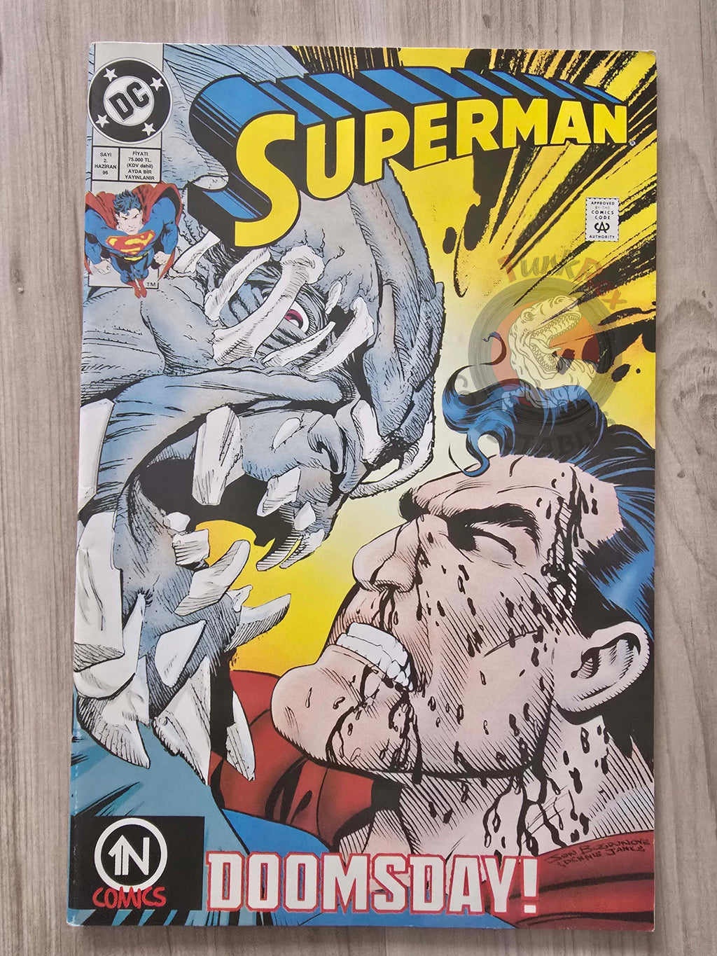 Superman #2 1996 Turkish Comic Turkey #74 The Adventures of #497