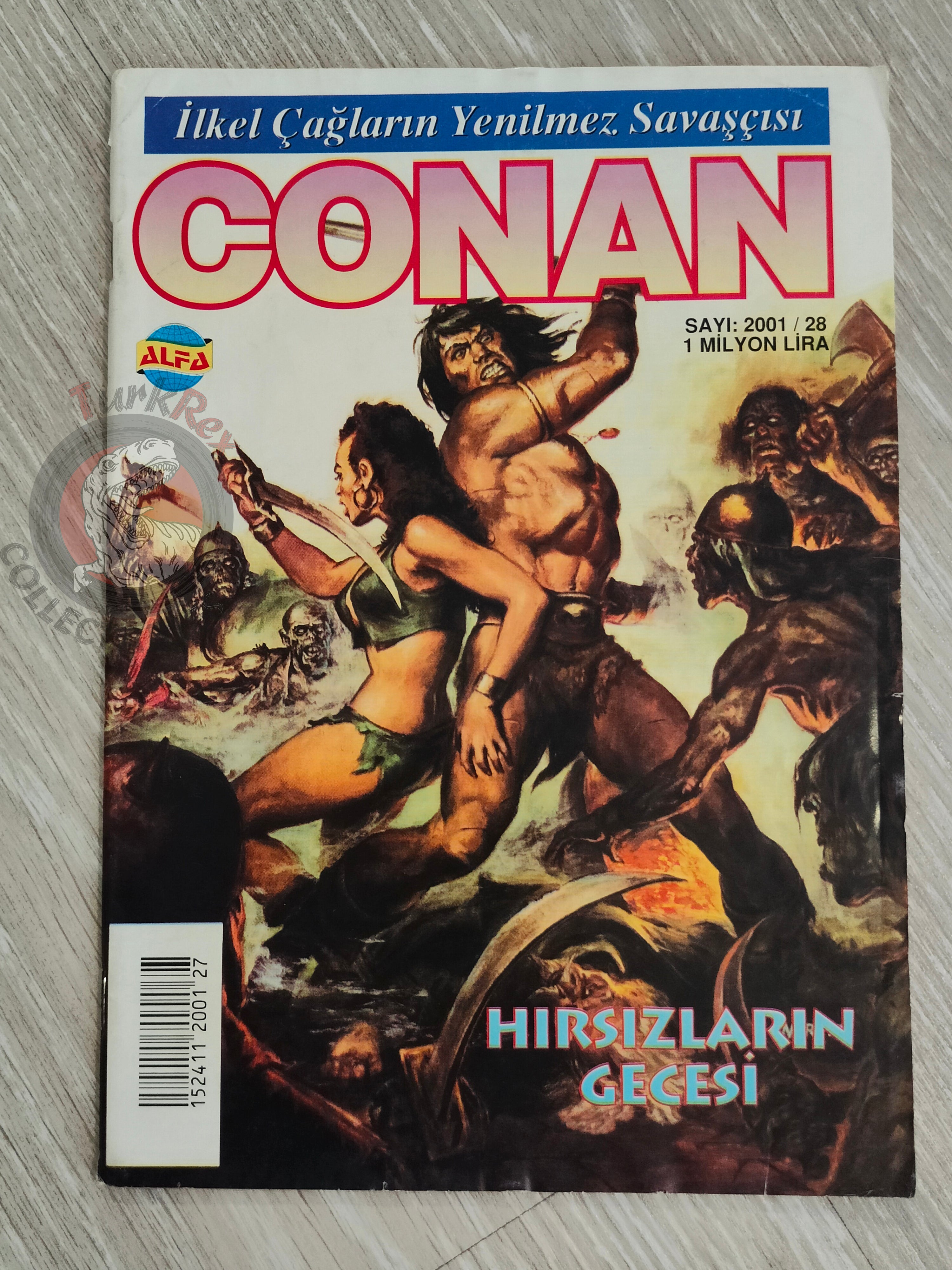 Conan #28 The Savage Sword of Conan #55 #217 Turkish Comic Turkey