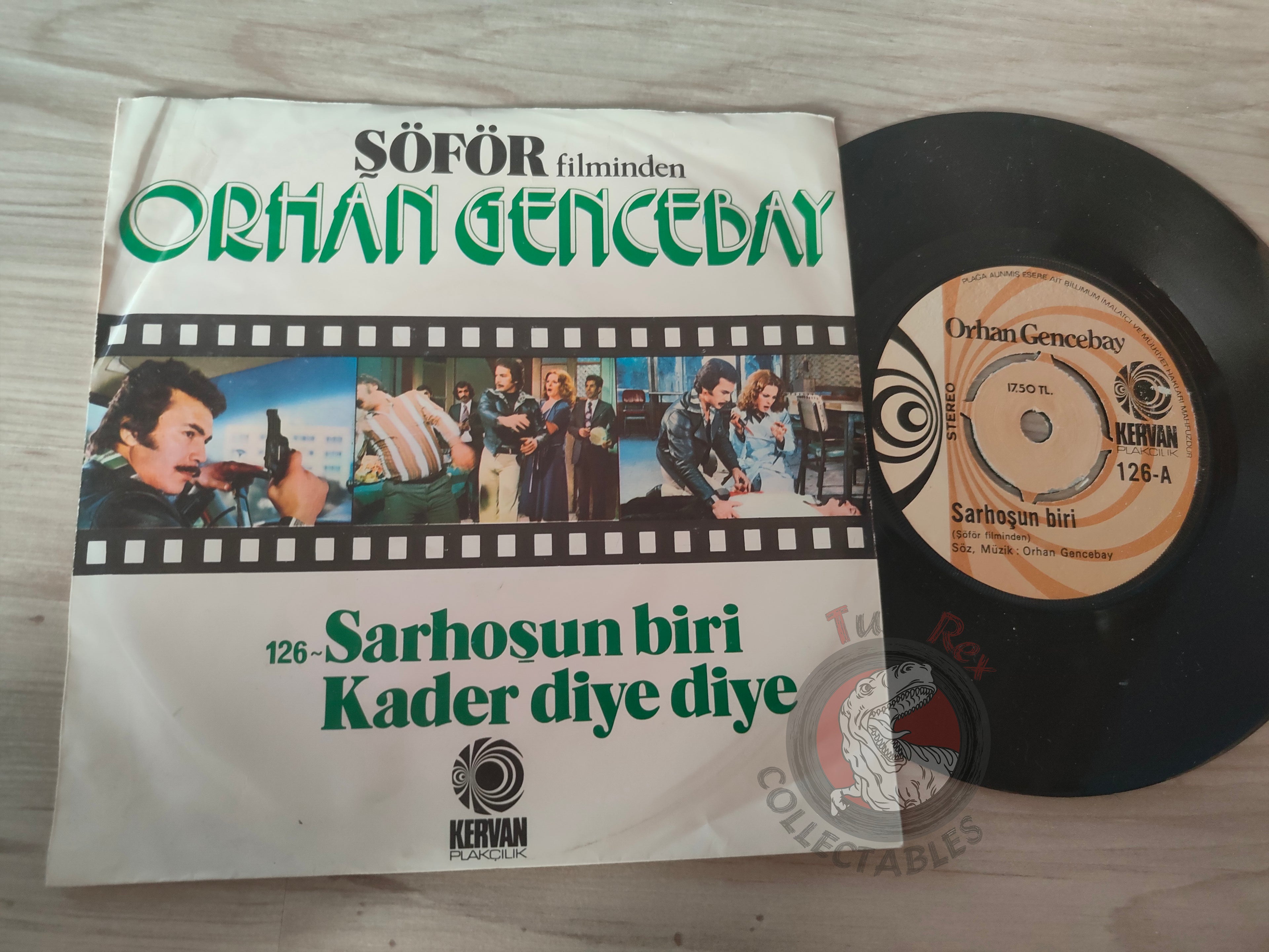 Orhan Gencebay – Sarhoşun Biri 7" Turkish Pressing Vinyl Turkey Edition