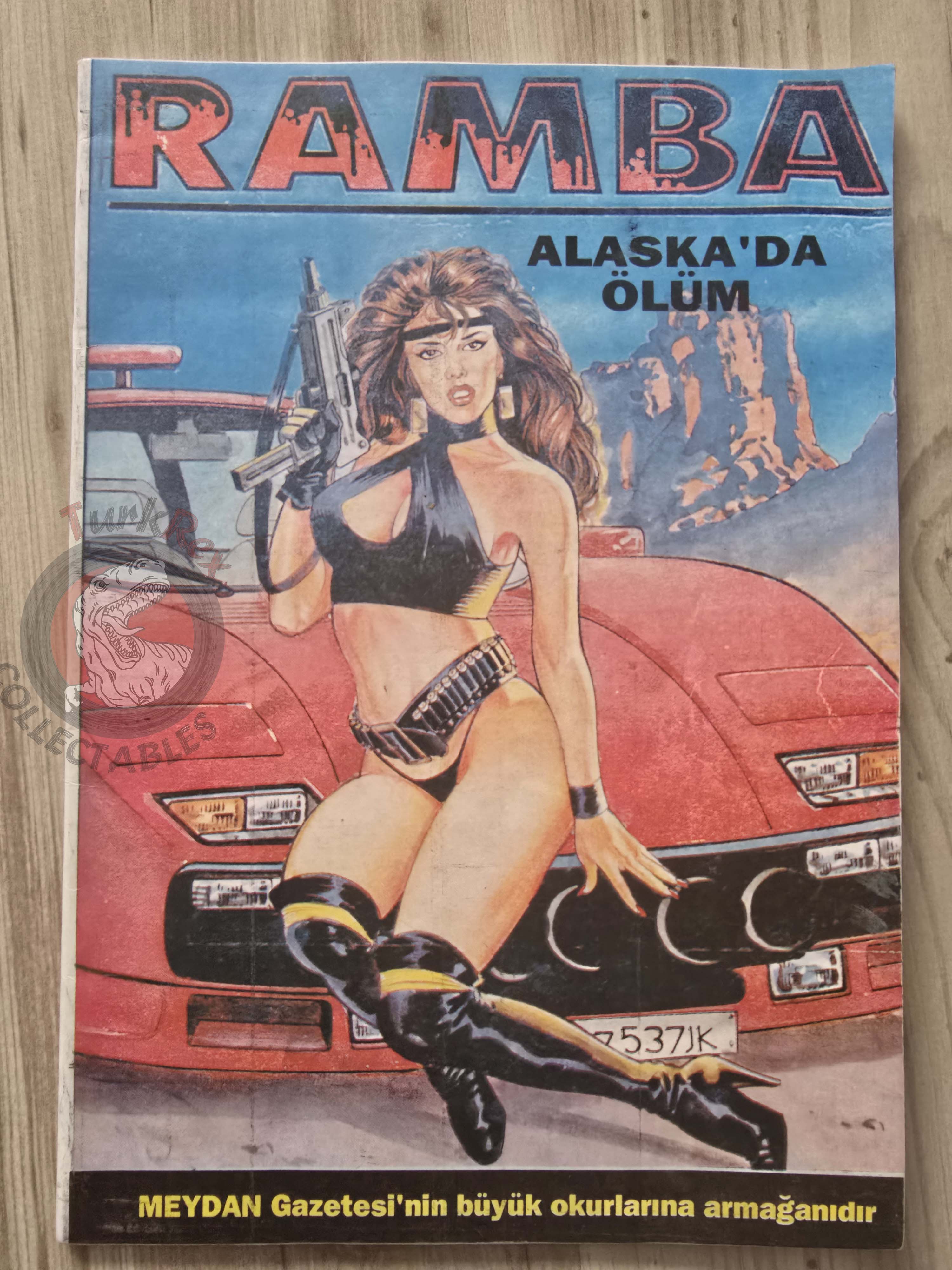 Ramba #1 1994 Notte violenta Turkish Comic Turkey Eros Comix Erotic
