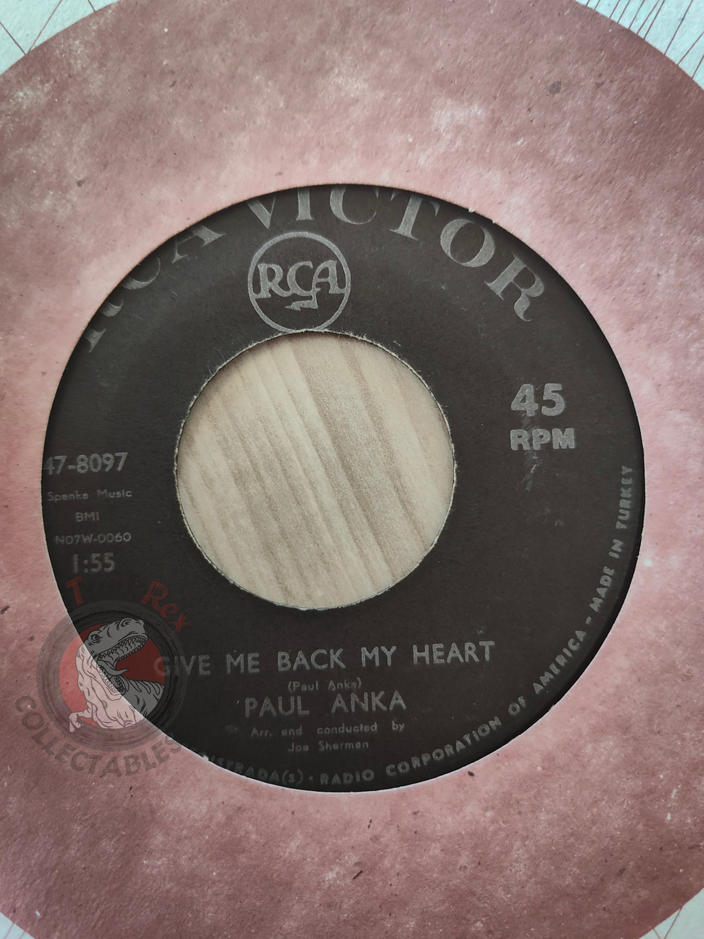 Paul Anka – Eso Beso (That Kiss!) 7" Turkish Pressing Vinyl Turkey Edition