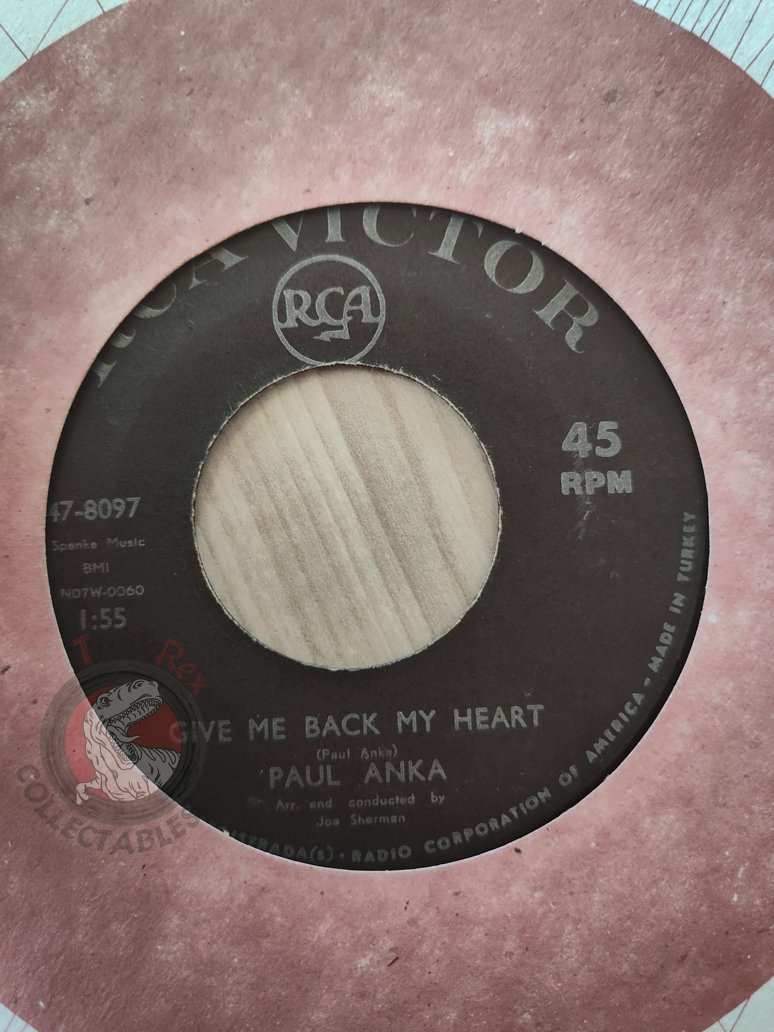Paul Anka – Eso Beso (That Kiss!) 7" Turkish Pressing Vinyl Turkey Edition
