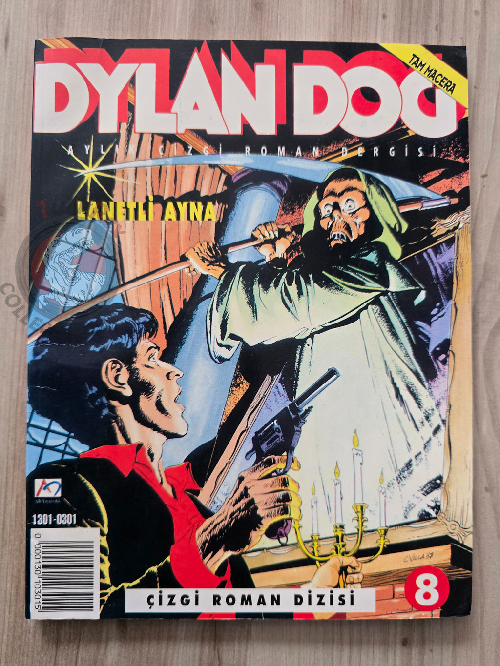 Dylan Dog #8 1997 Turkish Comic Turkey #10 Attraverso lo specchio