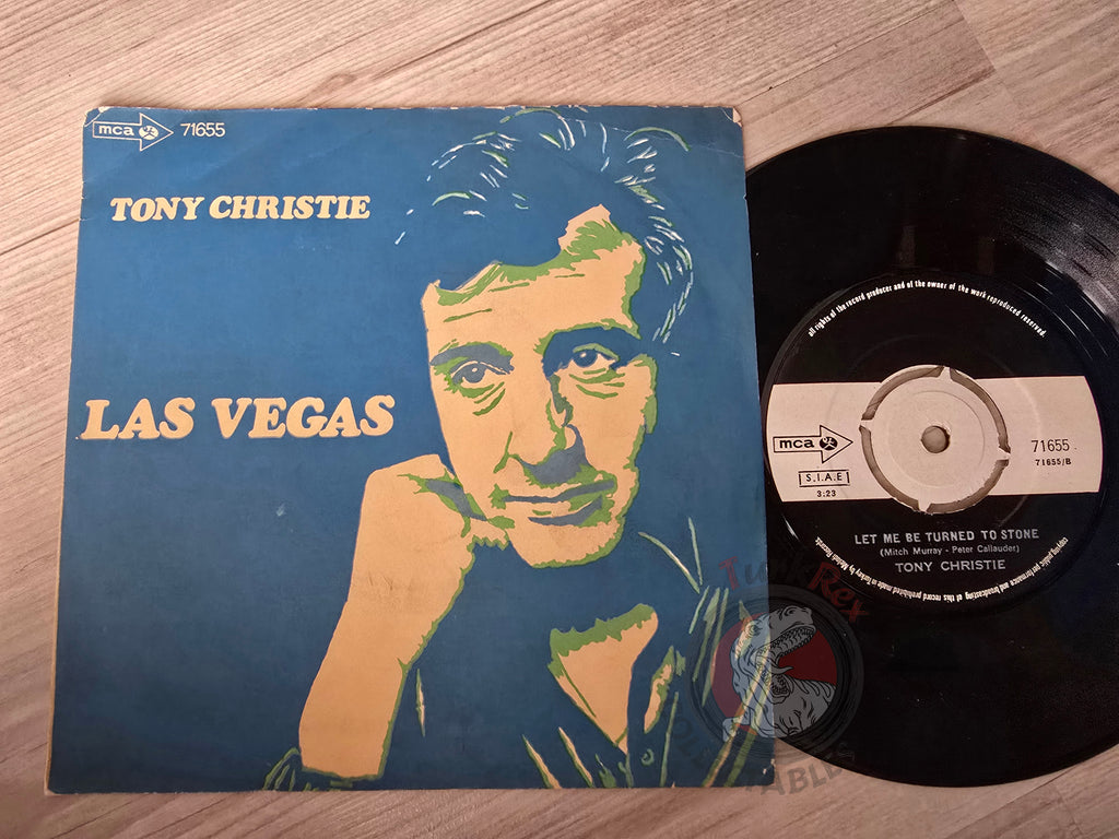 Tony Christie – Las Vegas 7" Turkish Pressing Vinyl Turkey Edition