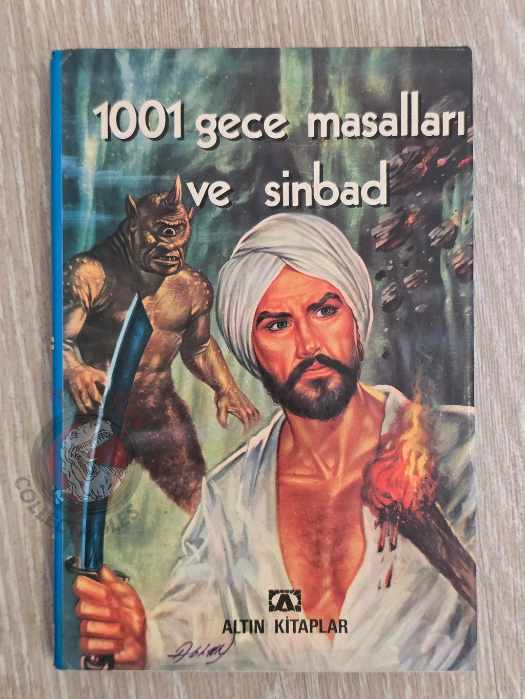 Sinbad the Sailor 1989 HC/DJ Turkish Book Turkey 1001 Nights