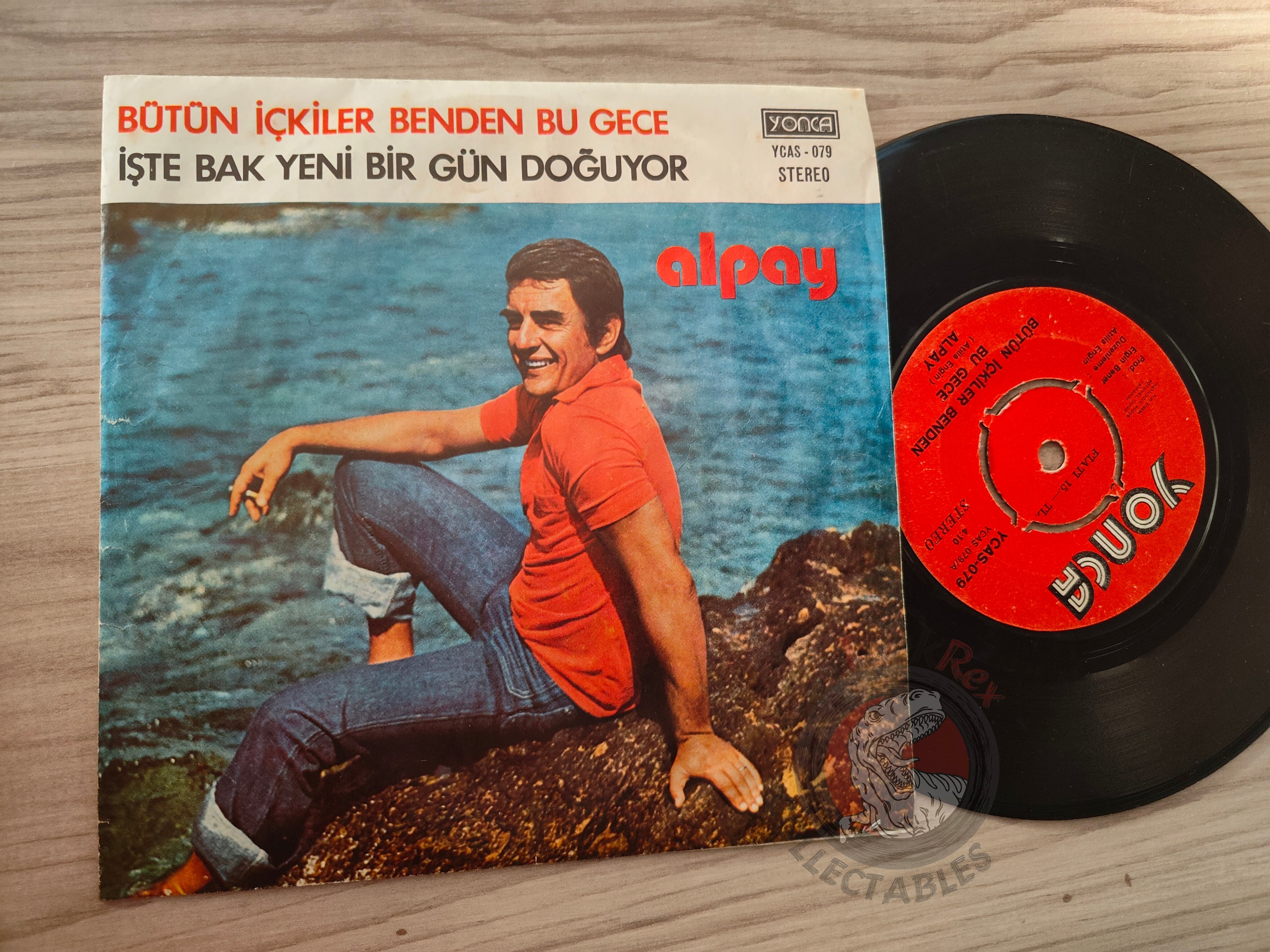 Alpay – Bütün İçkiler Benden Bu Gece 7" Turkish Pressing Vinyl Turkey Edition