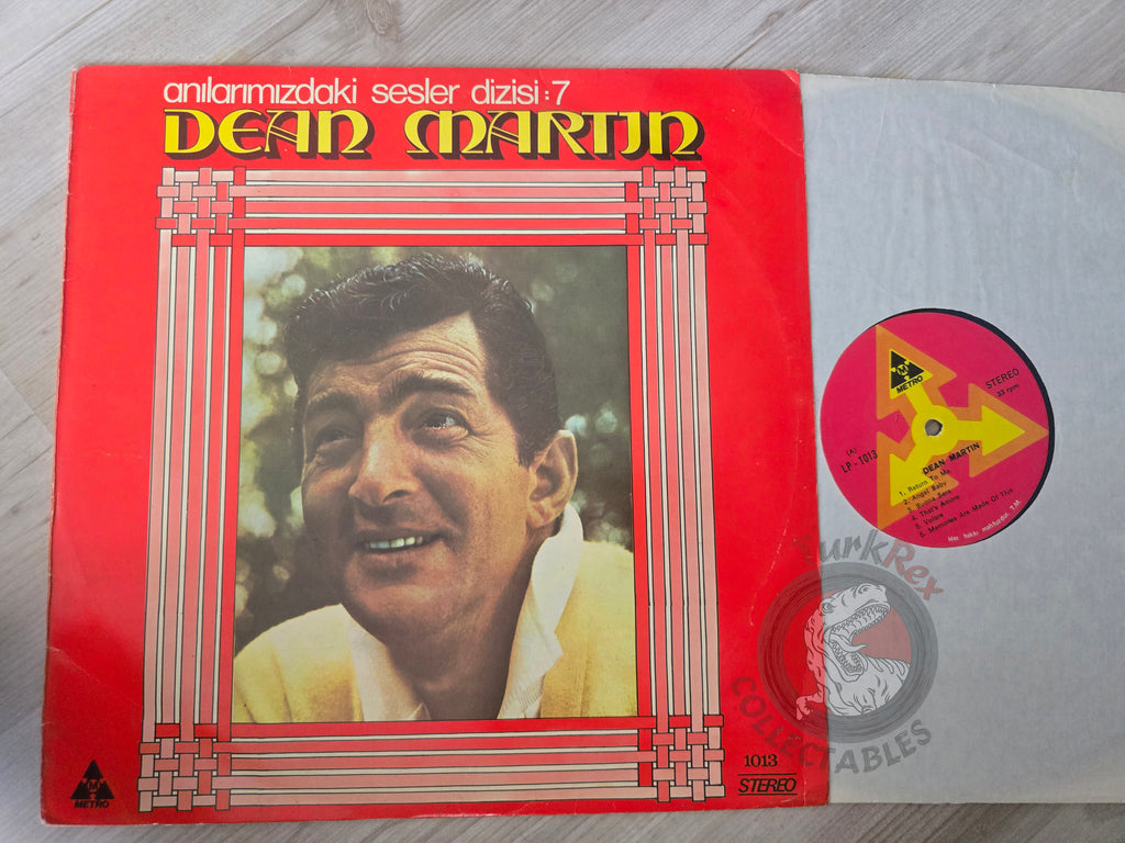 Dean Martin – Anılarımızdaki Sesler Dizisi 7 Turkish Pressing Vinyl Turkey Edition