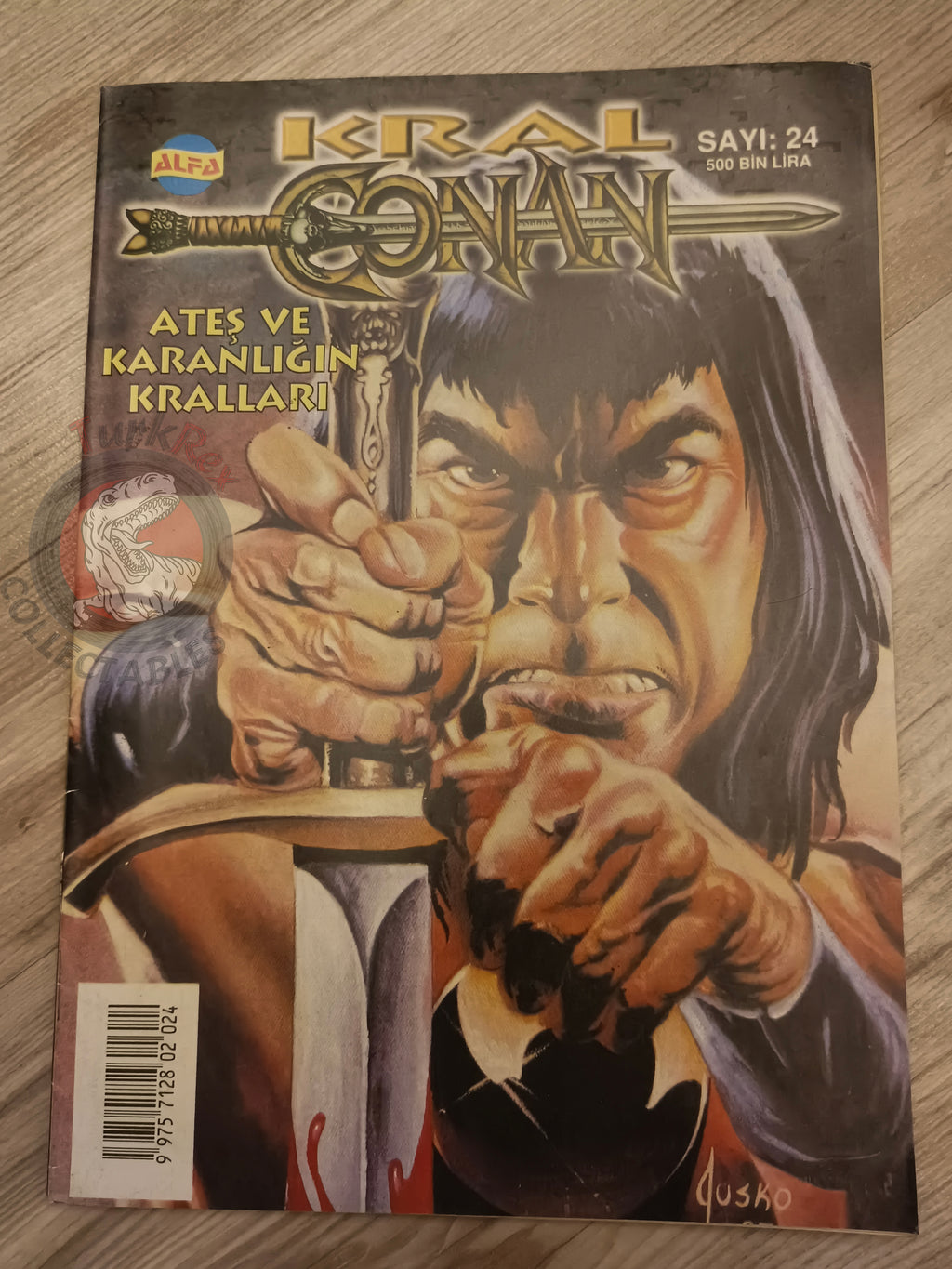 Kral Conan #24 The Barbarian #232 #233 #234 Turkish Comic Turkey SSOC #139