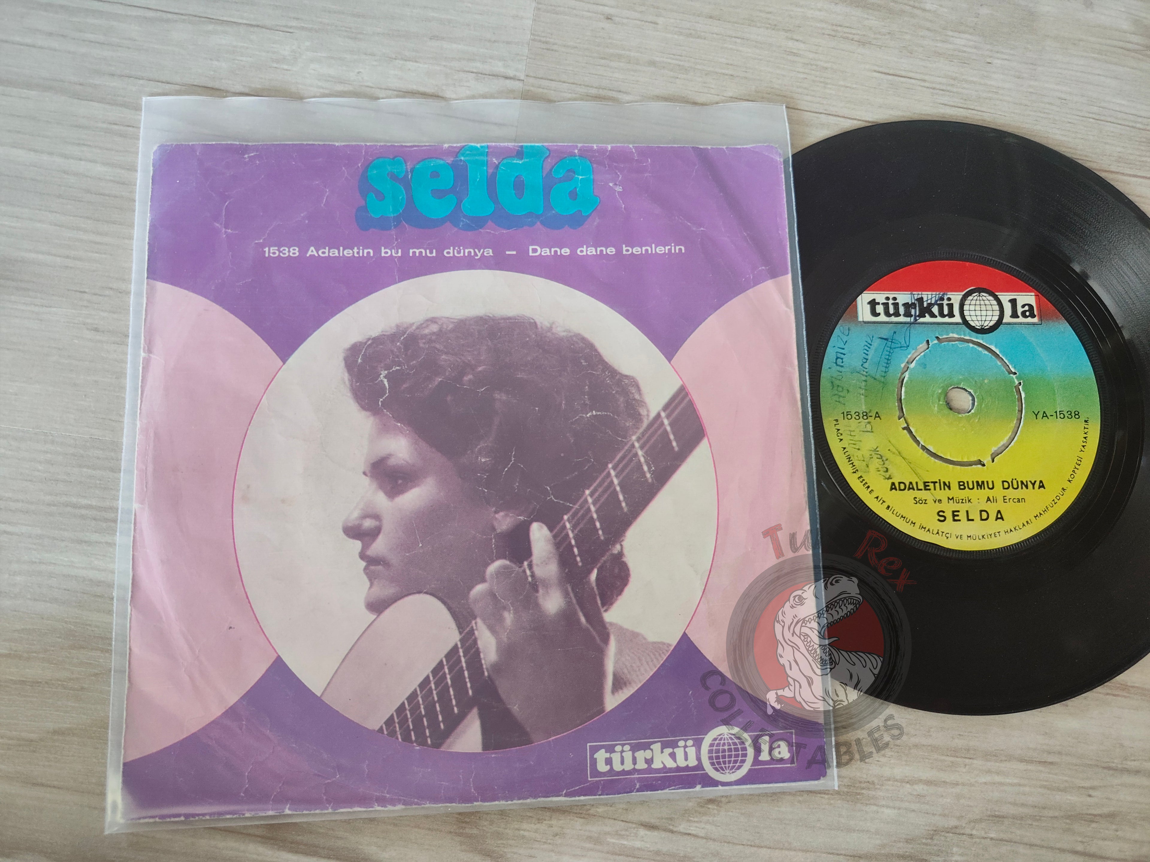 Selda – Adaletin Bu Mu Dünya 7" Turkish Pressing Vinyl Turkey Edition