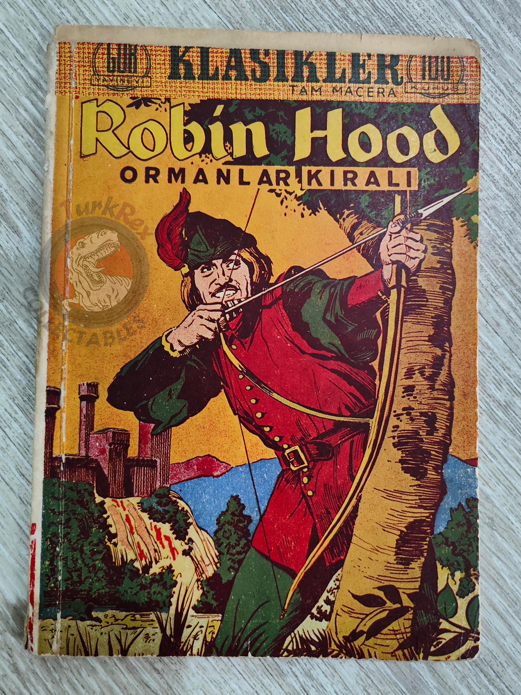 Robin Hood 1962 Turkish Comic Turkey Classics Illustrated